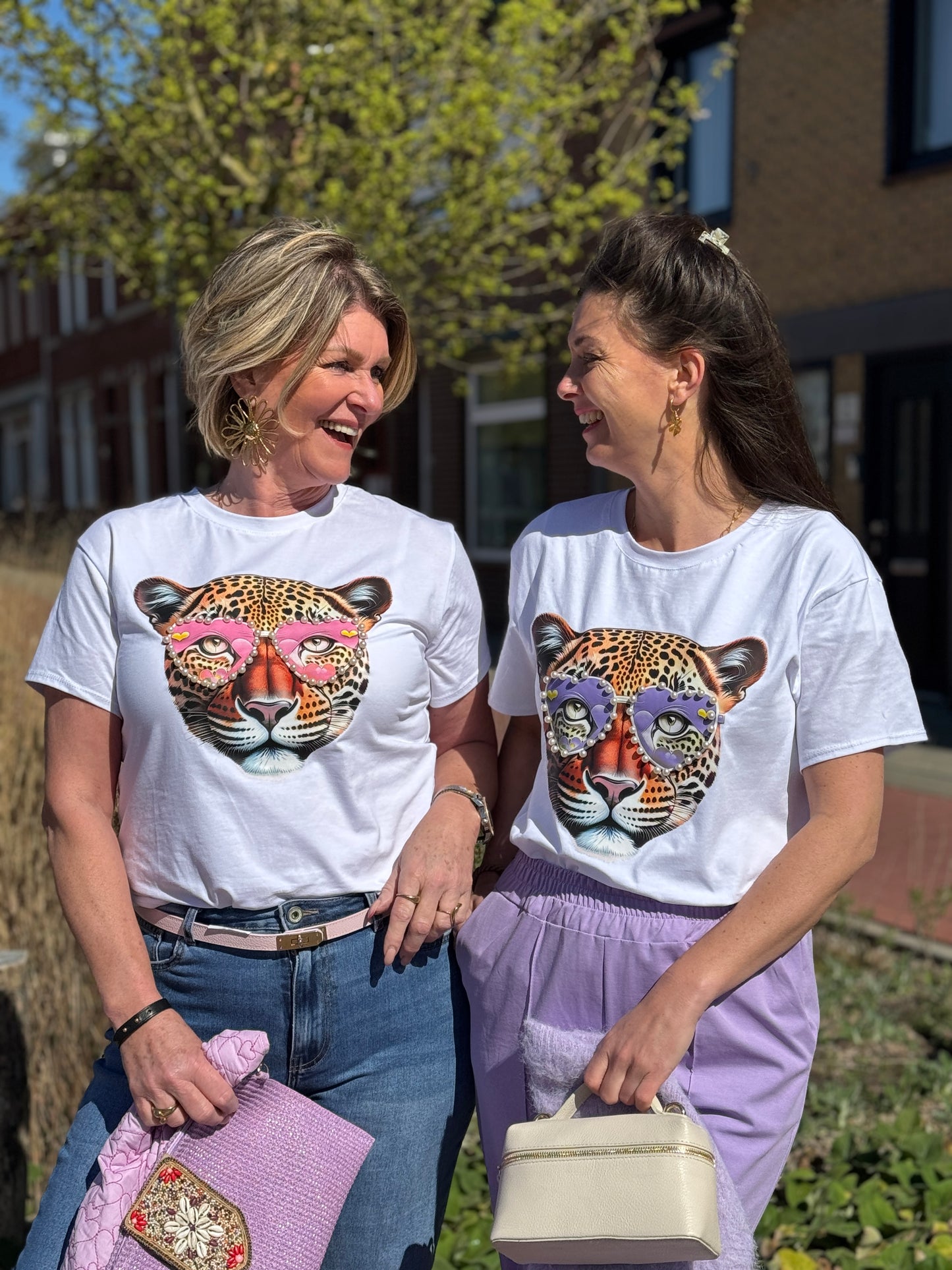 Tiger T-shirt - Roze
