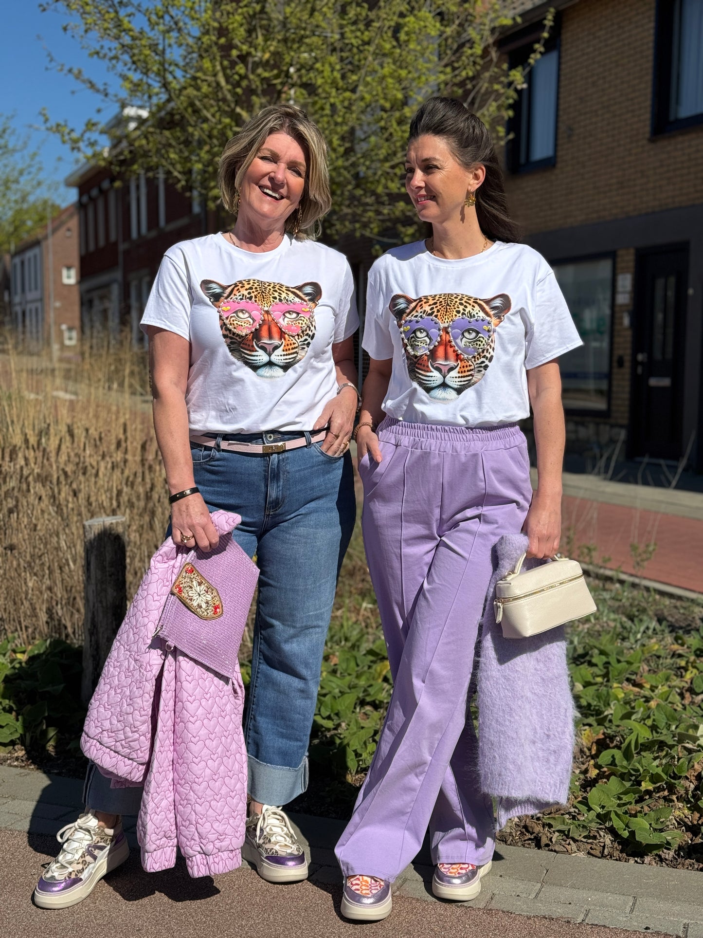 Tiger T-shirt - Roze