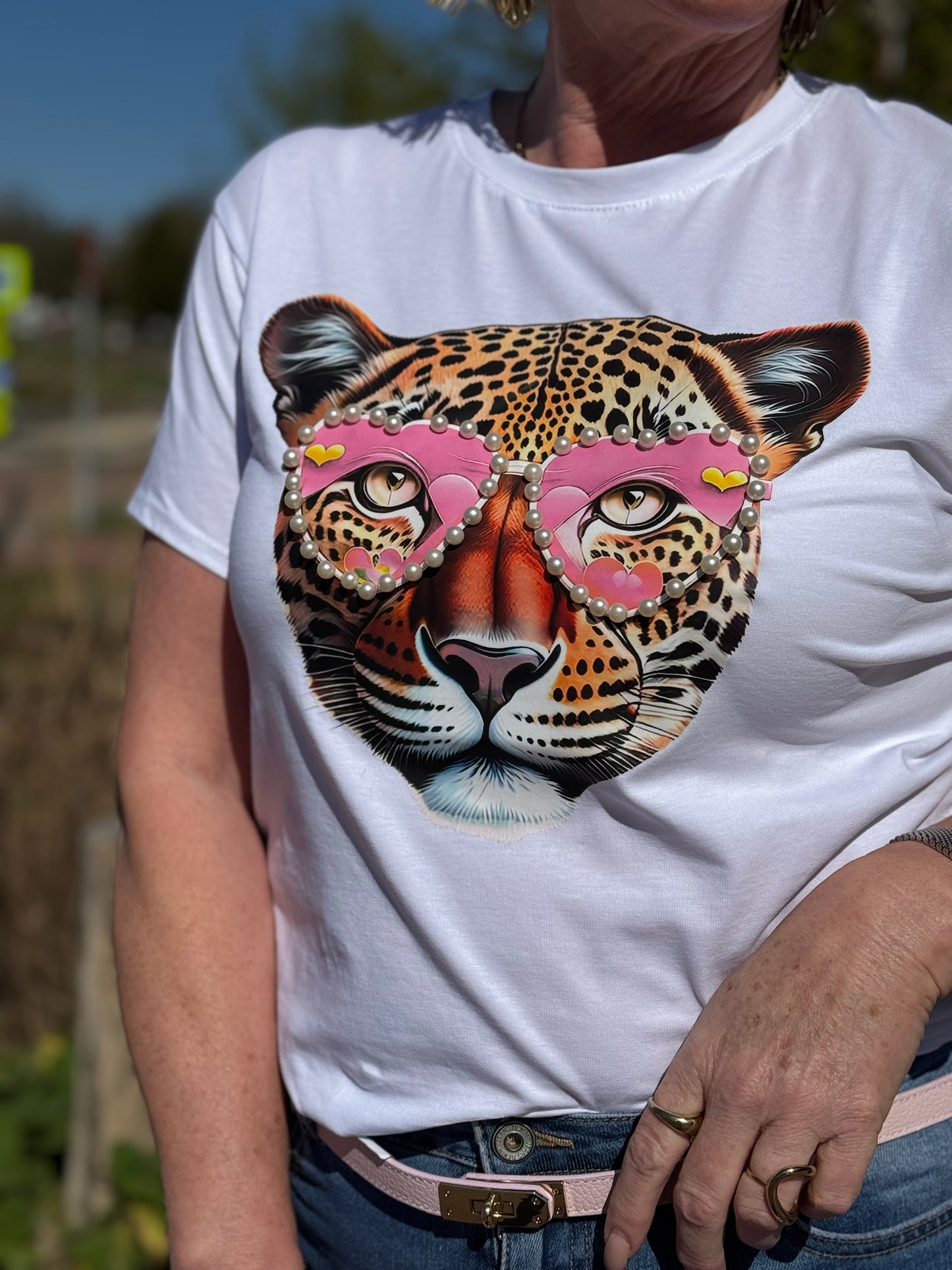 Tiger T-shirt - Roze