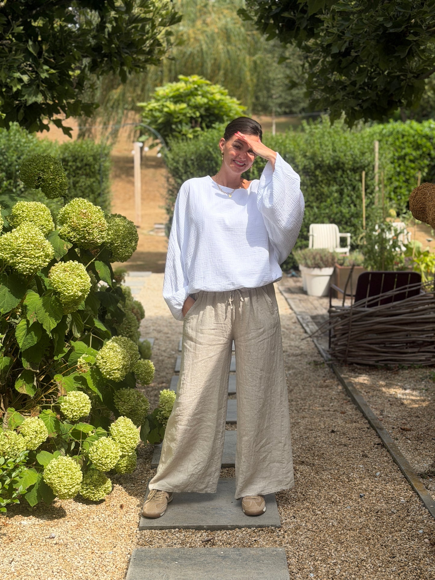NINA BLOUSE - WIT