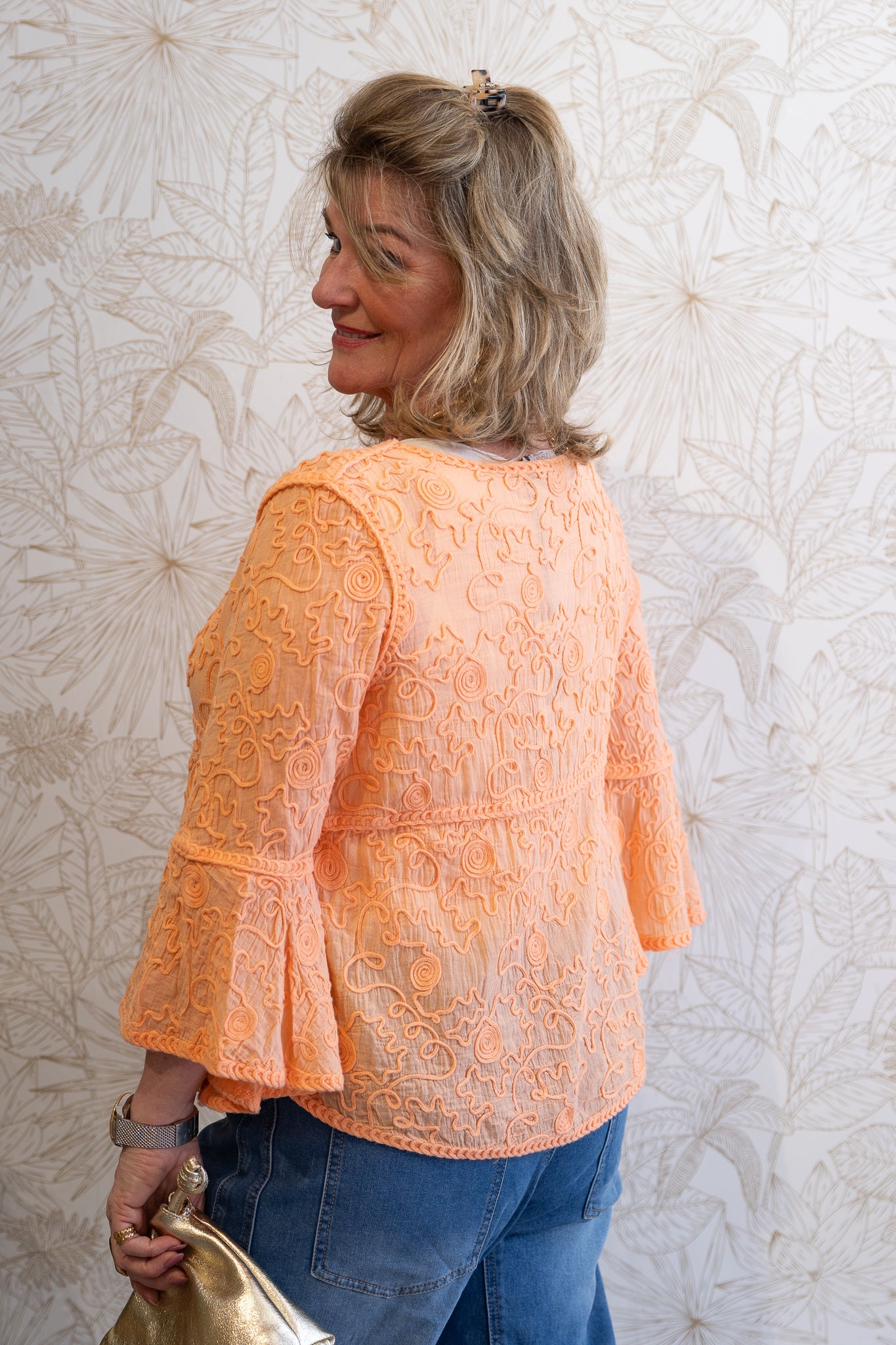 NIKKIE Blouse - Oranje