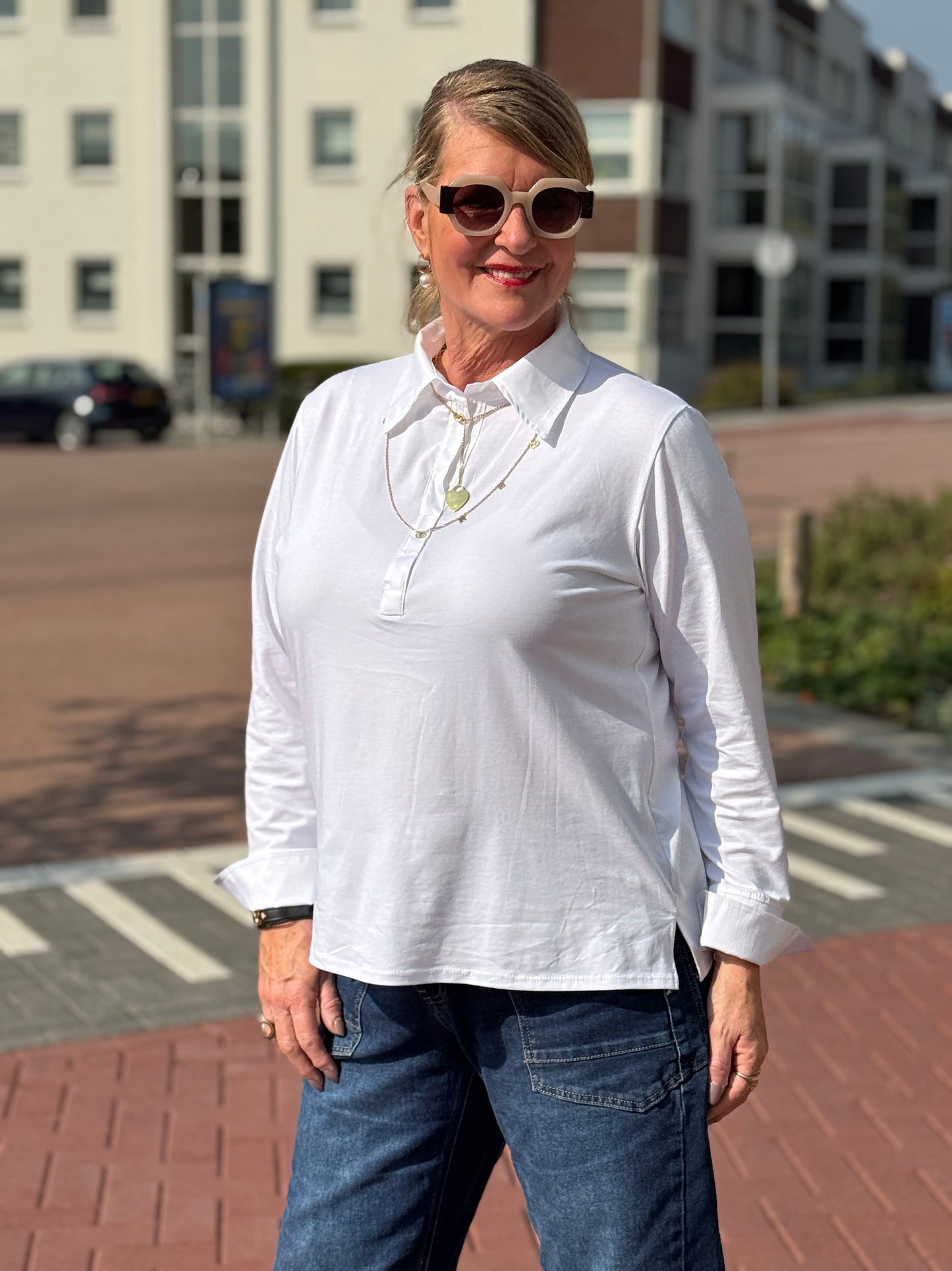 BONA Blouse - Wit