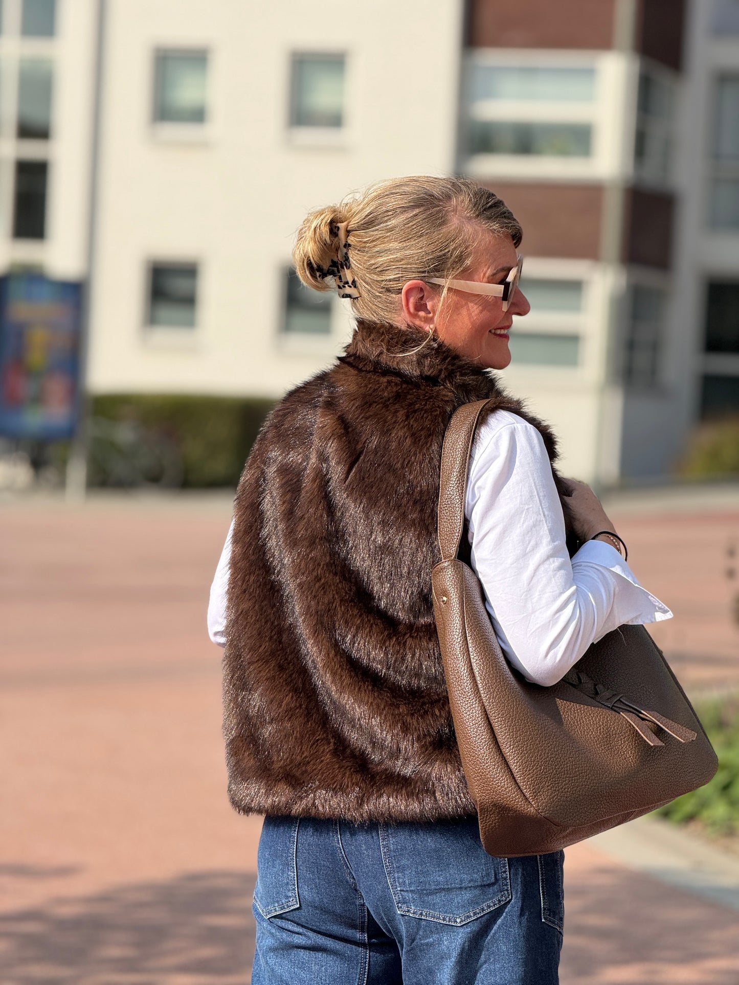 FAKE FUR Bodywarmer