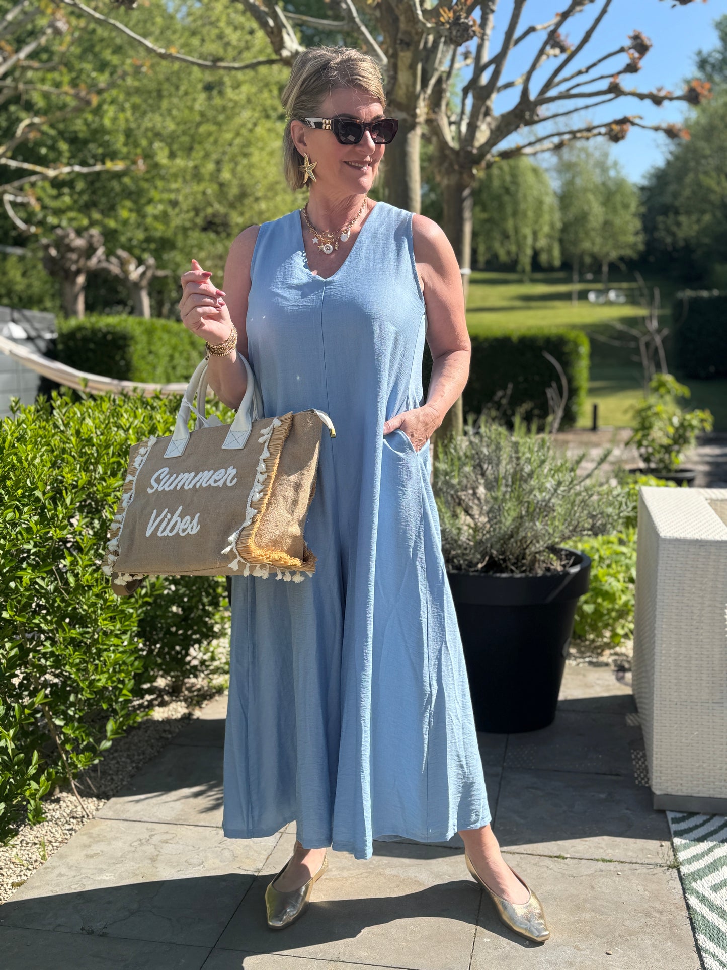 Kiki Jumpsuit - Blauw