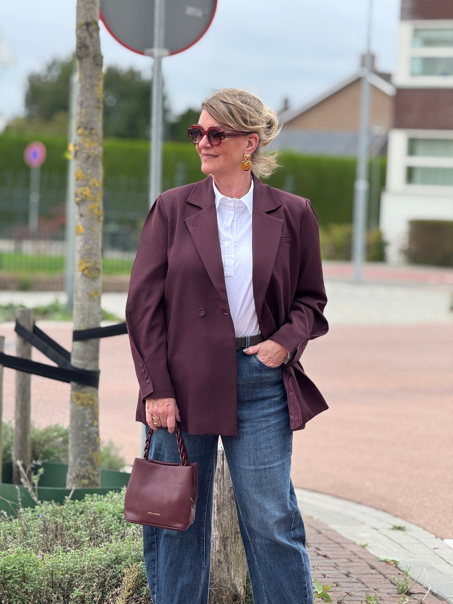 BRID Blazer - Bordeaux