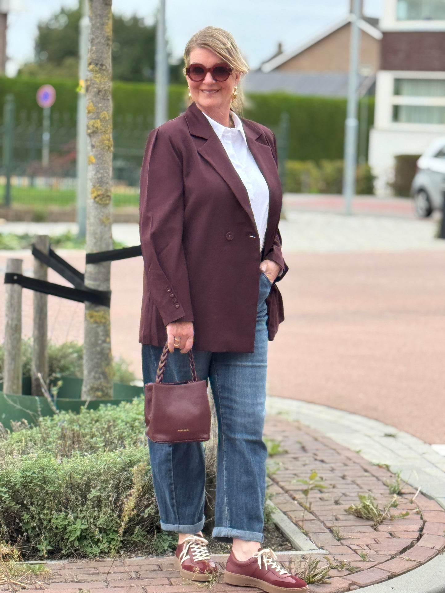 BRID Blazer - Bordeaux