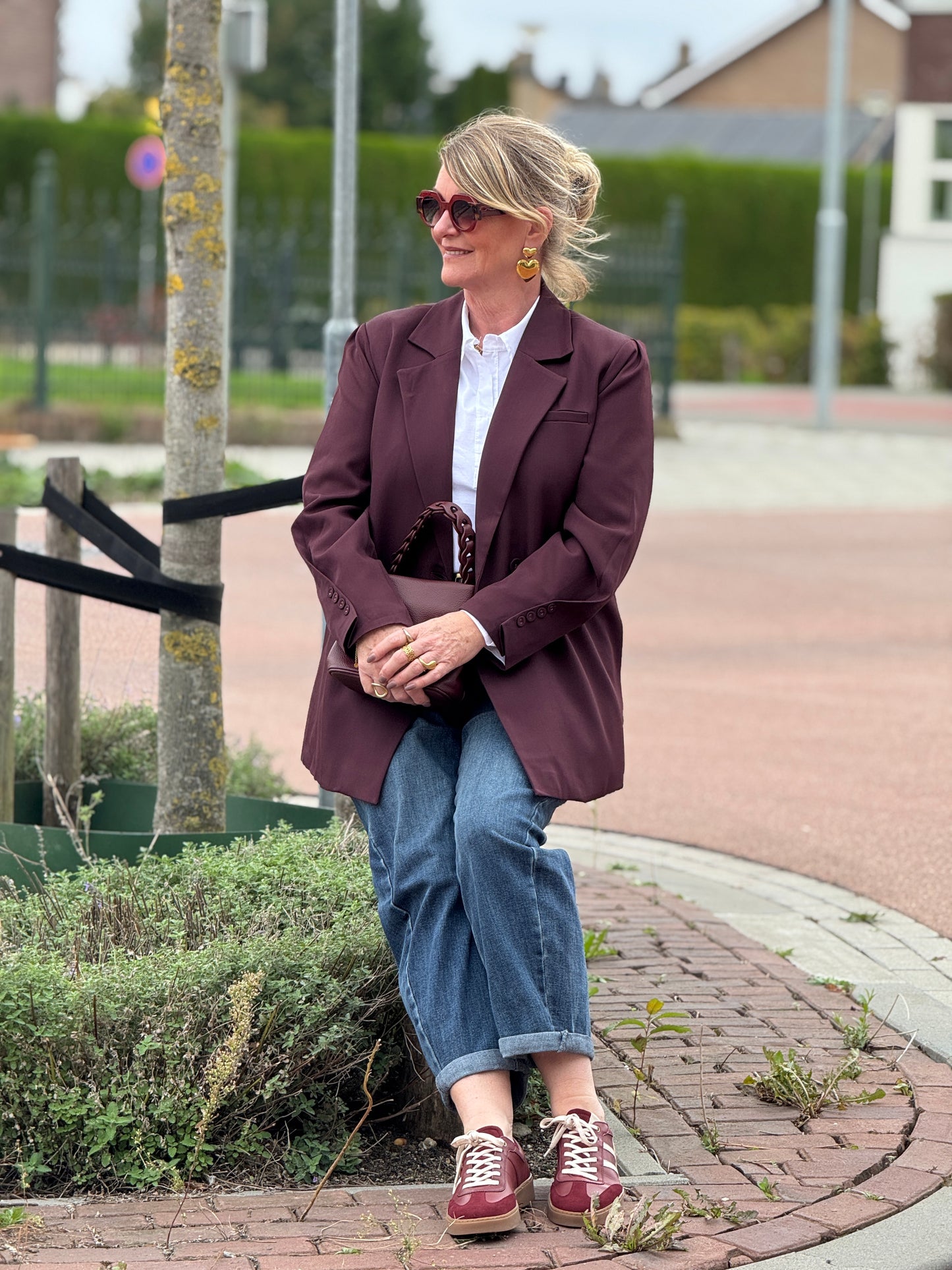 BRID Blazer - Bordeaux