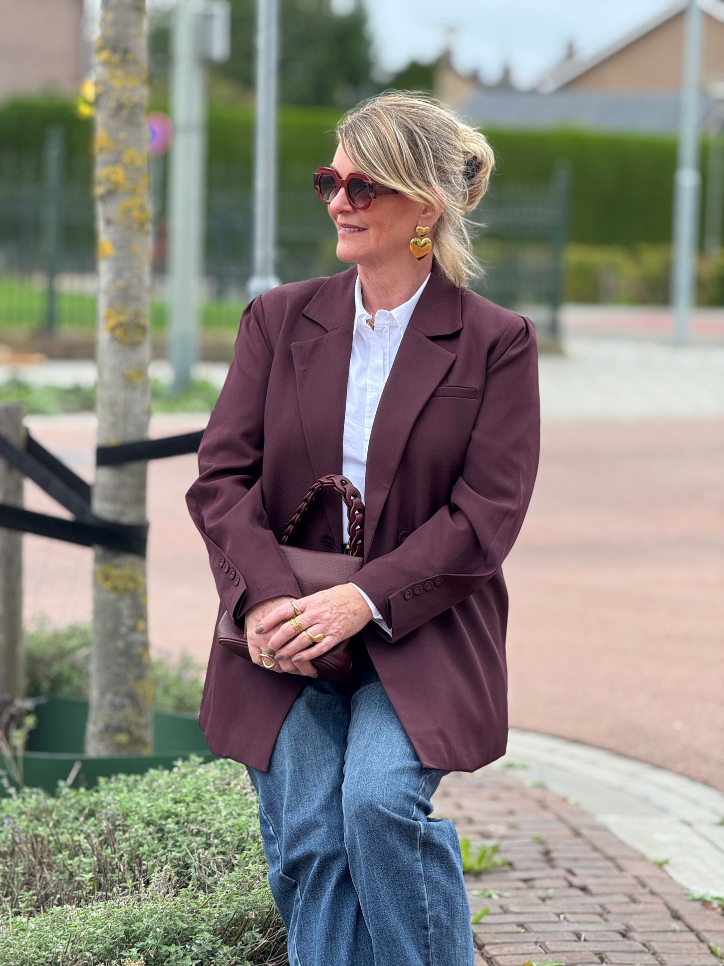 BRID Blazer - Bordeaux