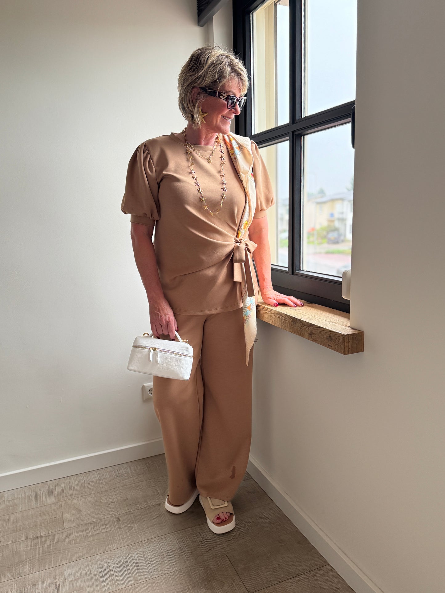 Bow Twinset - Camel