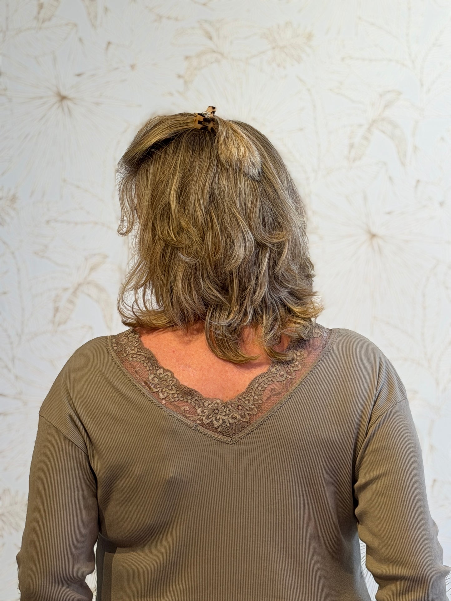 PAM Lace Shirt - Taupe