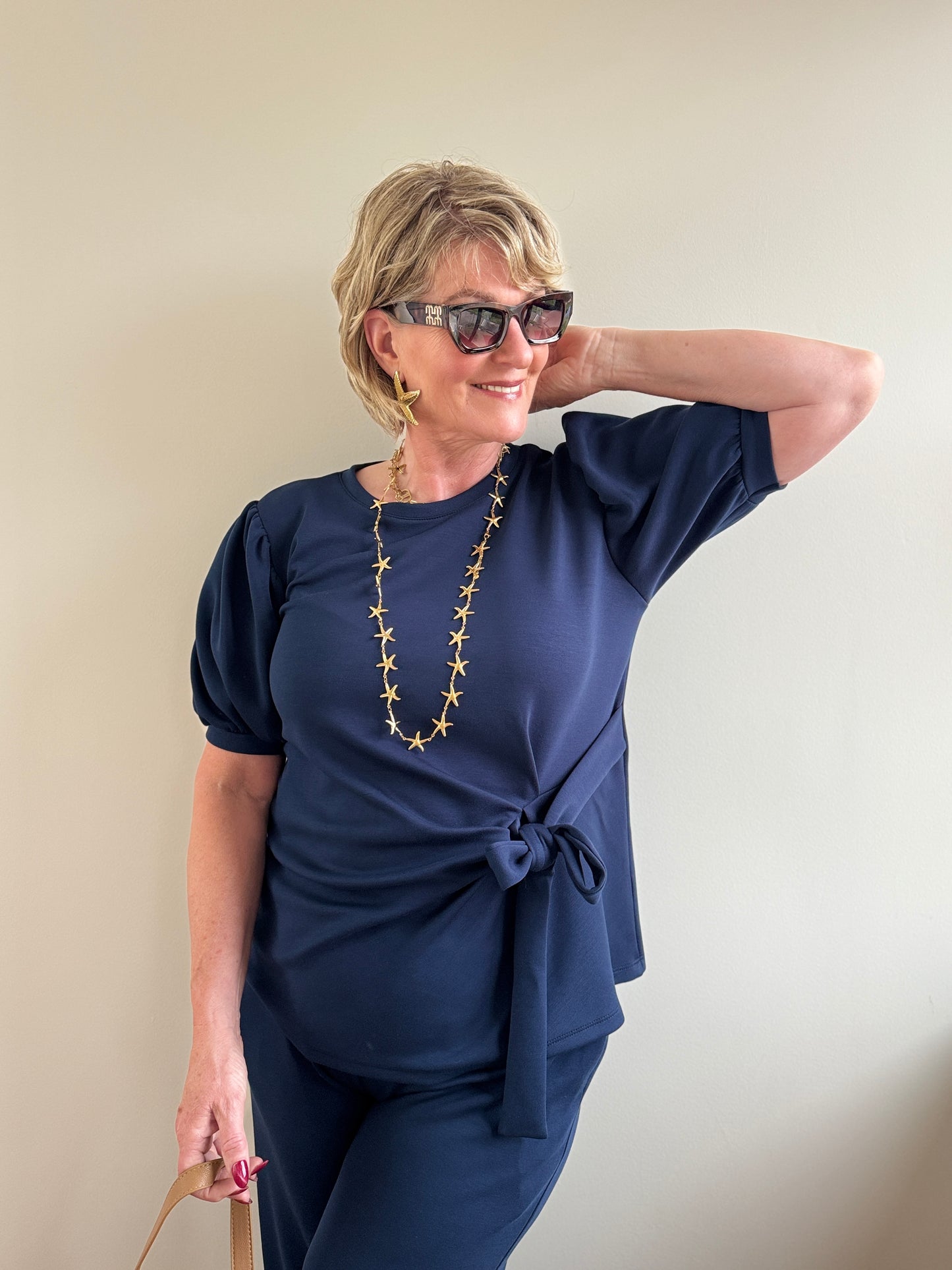 Bow Twinset - Donkerblauw
