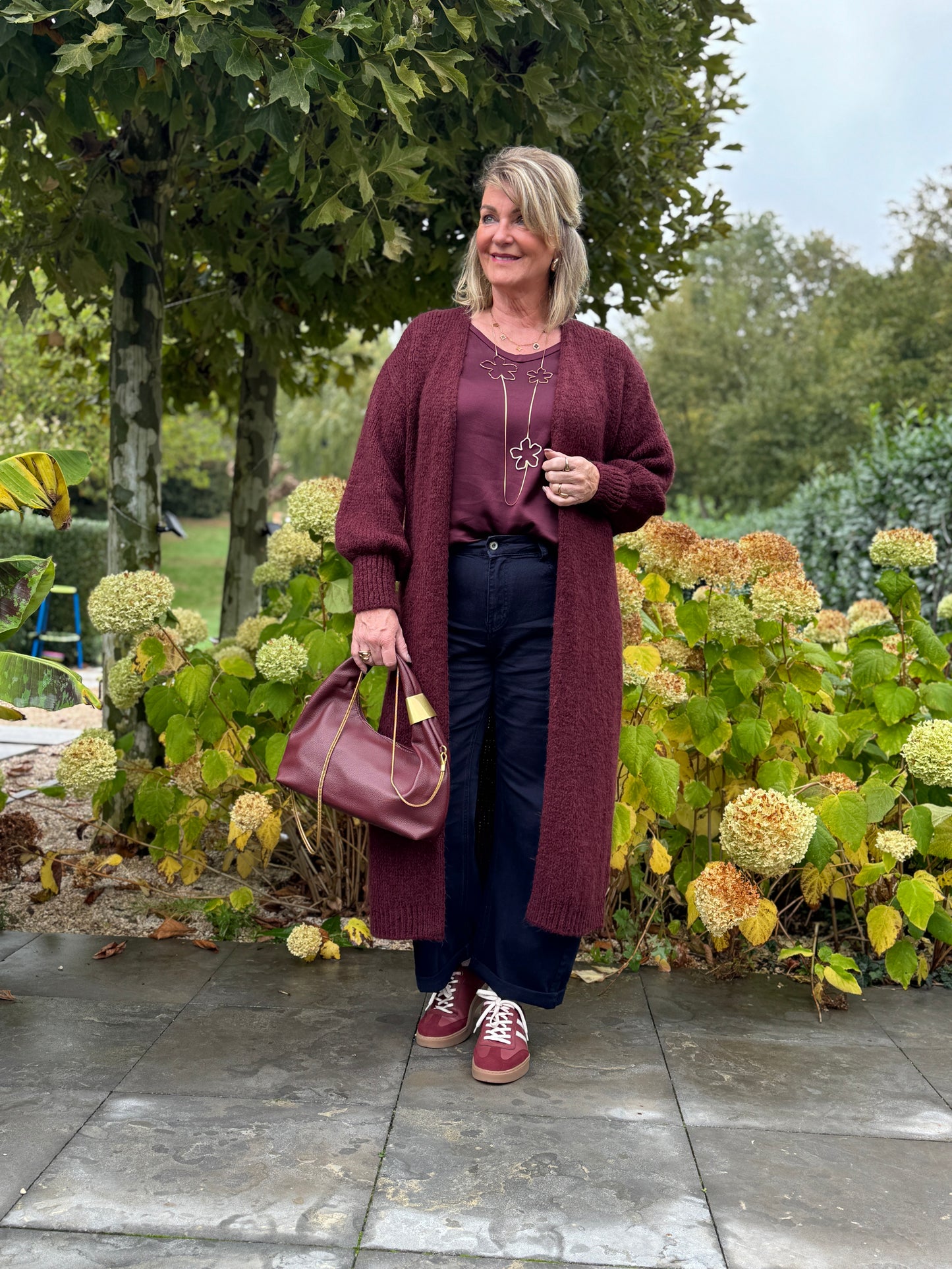 AFTERNOON VEST - Bordeaux