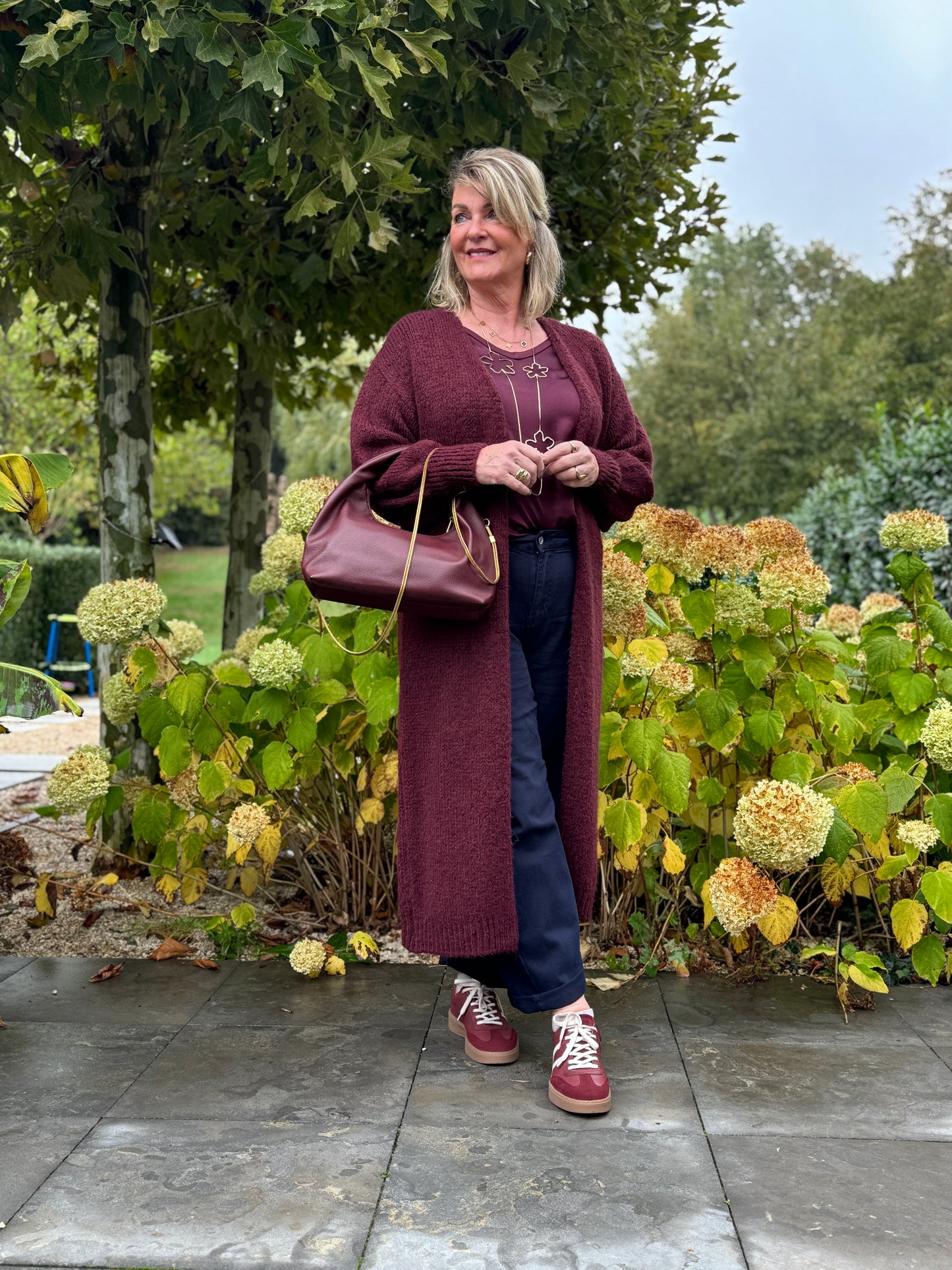 AFTERNOON VEST - Bordeaux