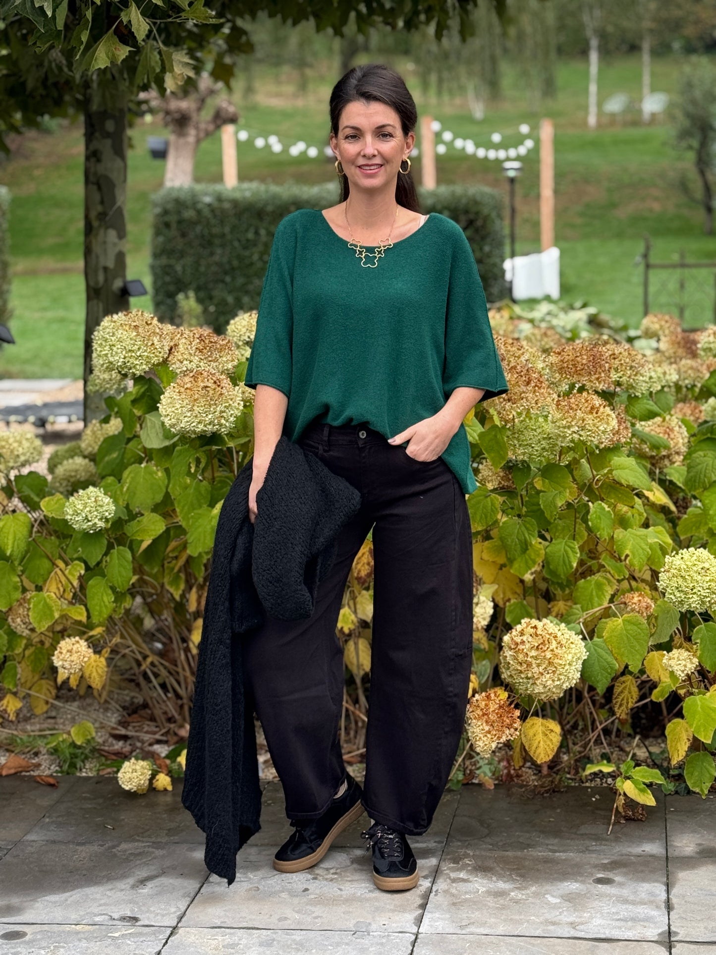 BASIC SLEEVE TOP - Gucci Groen