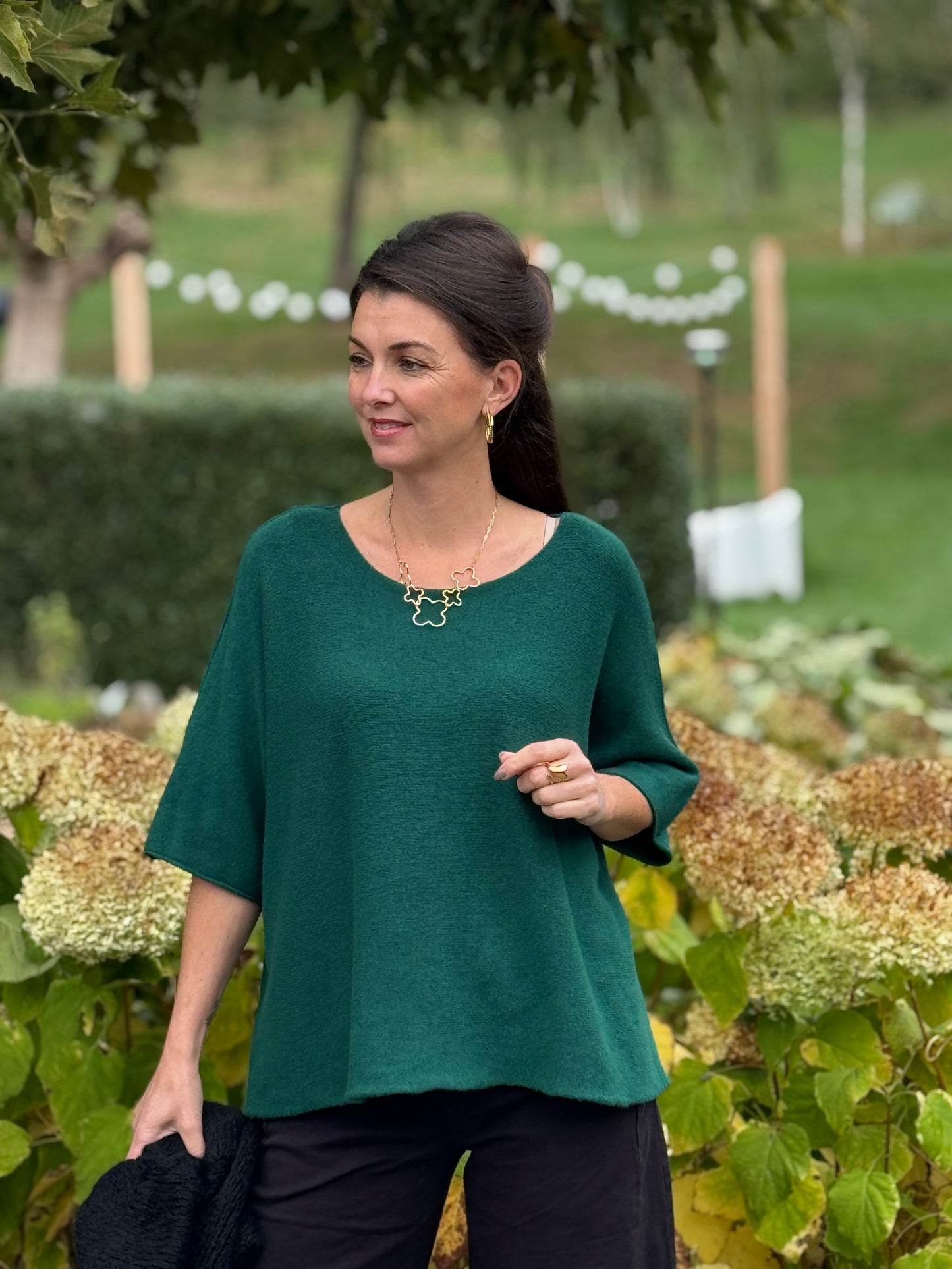 BASIC SLEEVE TOP - Gucci Groen
