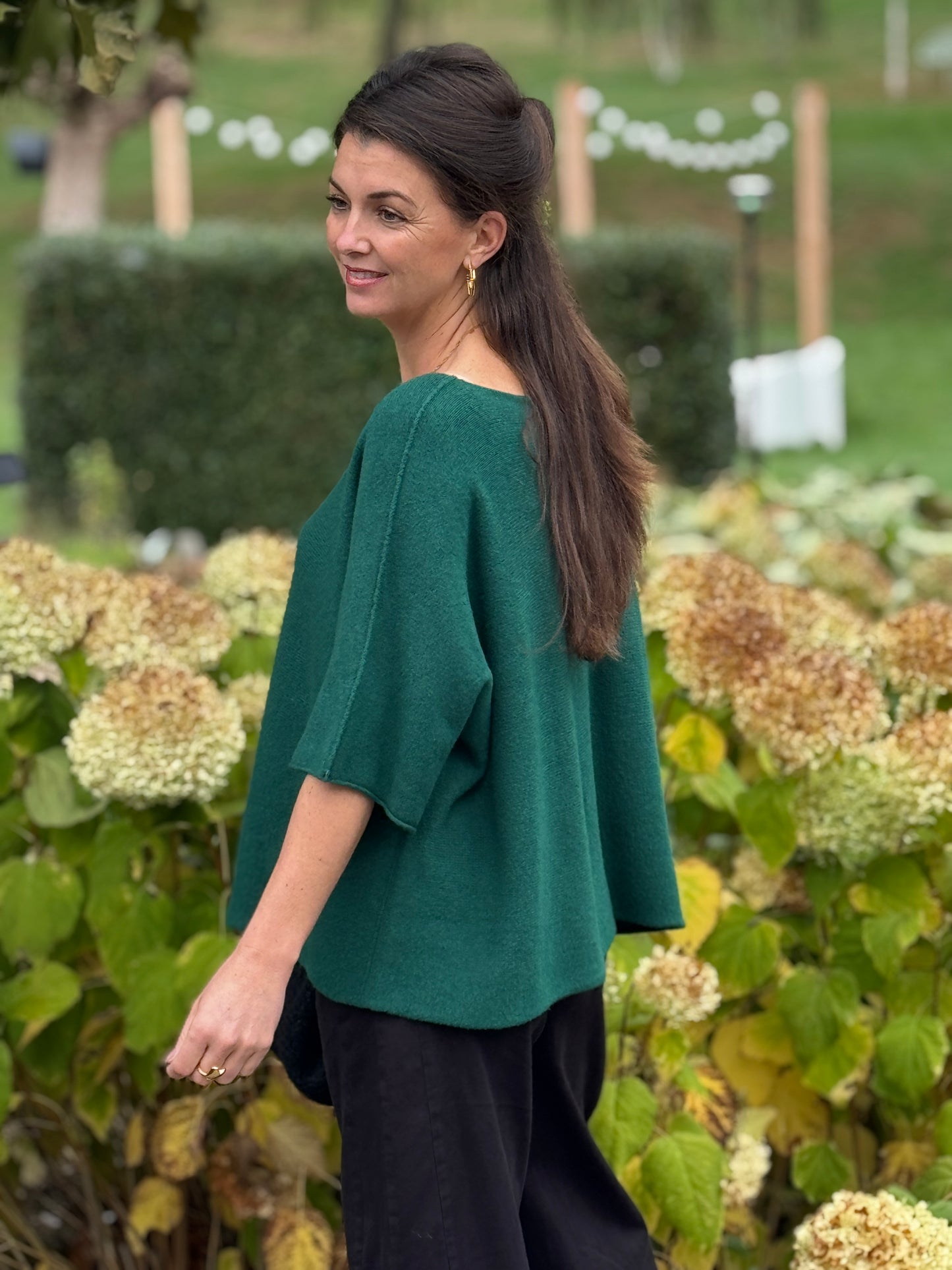 BASIC SLEEVE TOP - Gucci Groen