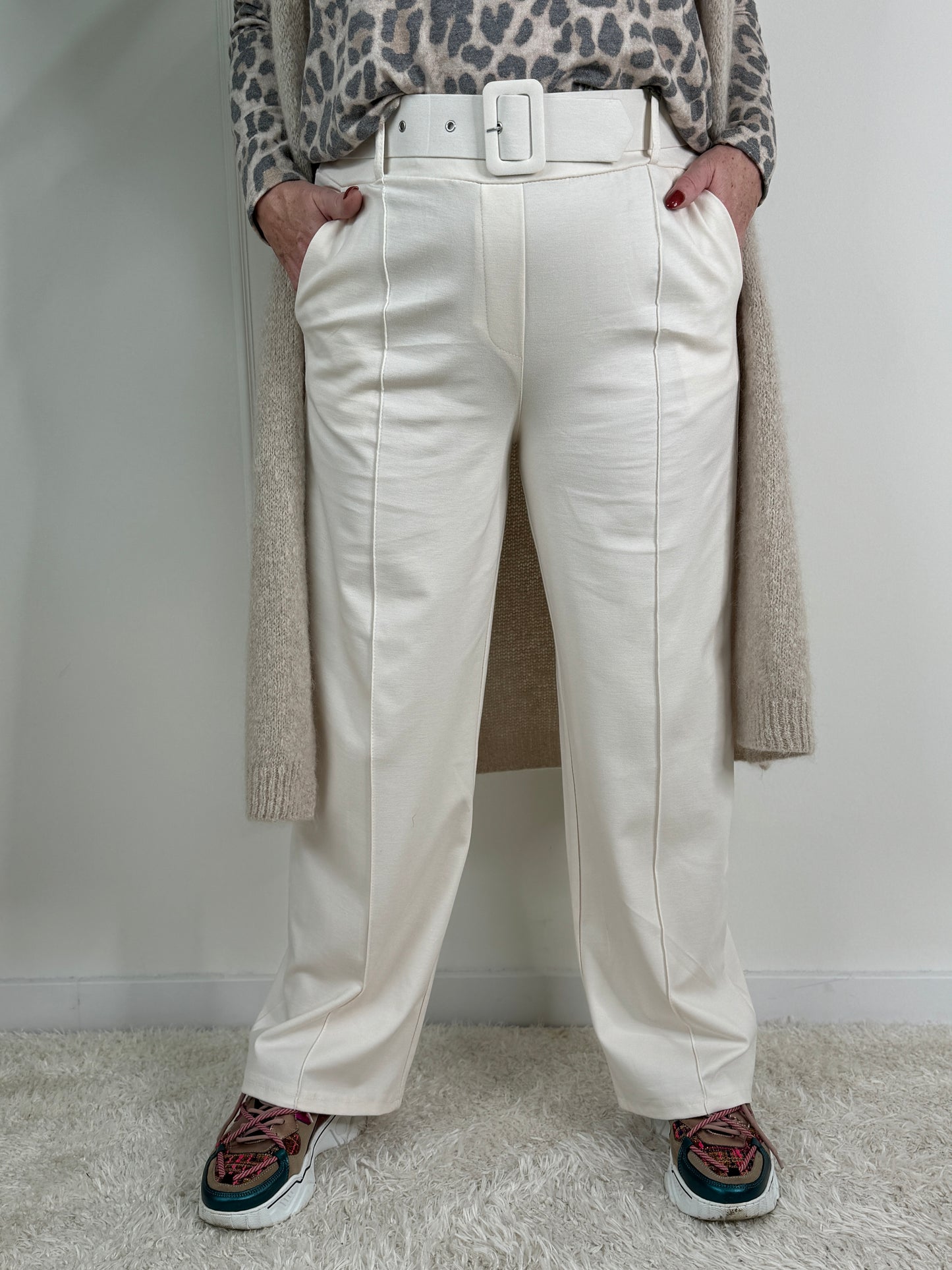 PU Rok Koker - Beige
