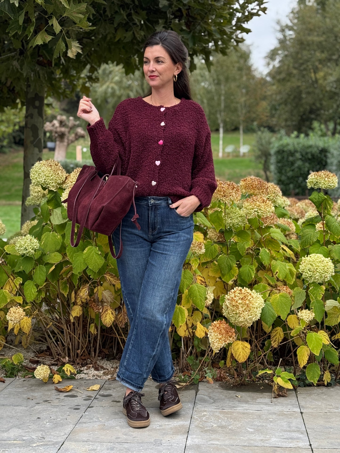 GINA Vest - Bordeaux