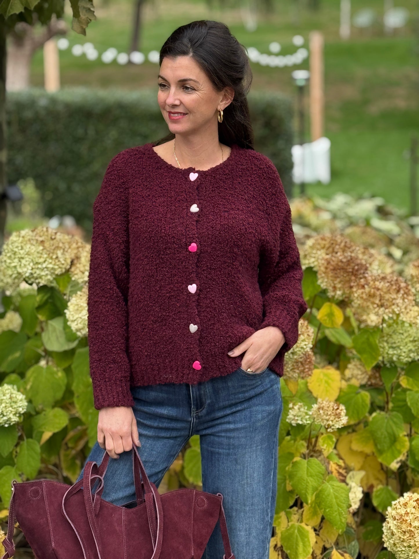 GINA Vest - Bordeaux