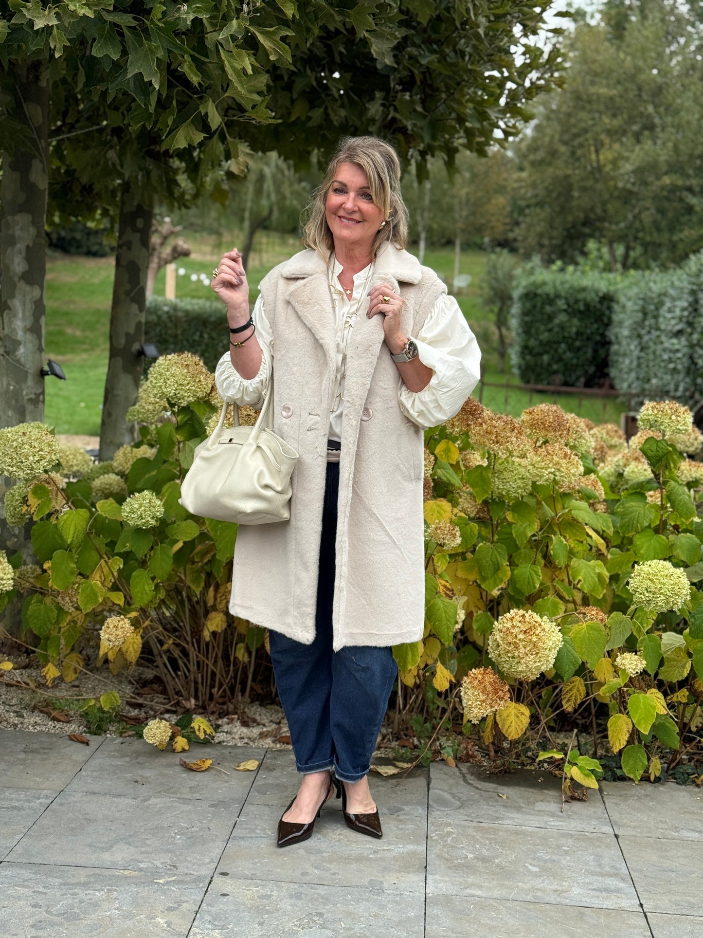 FASCINATE GILET - Beige