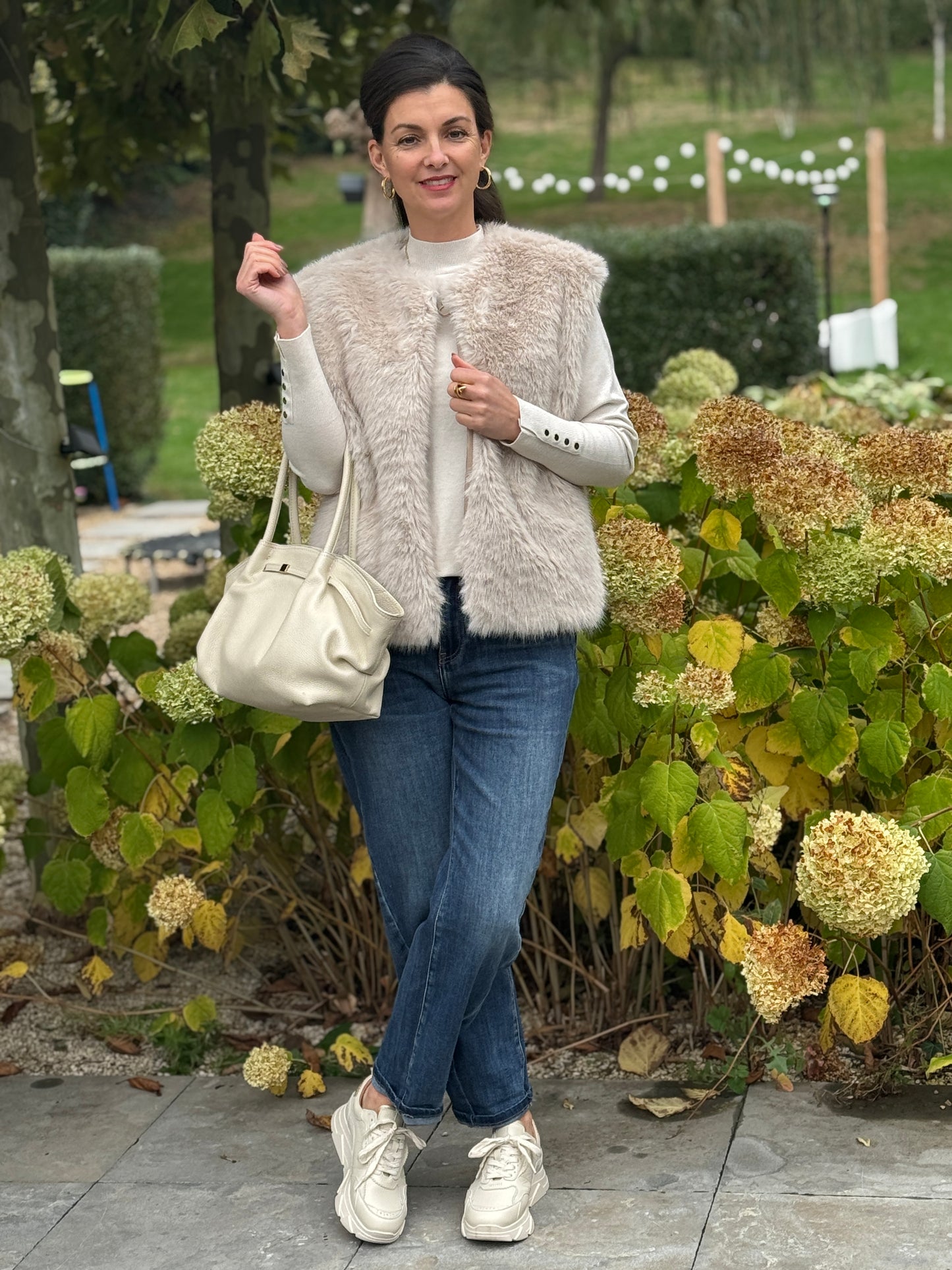 DAVANDI Gilet - Beige