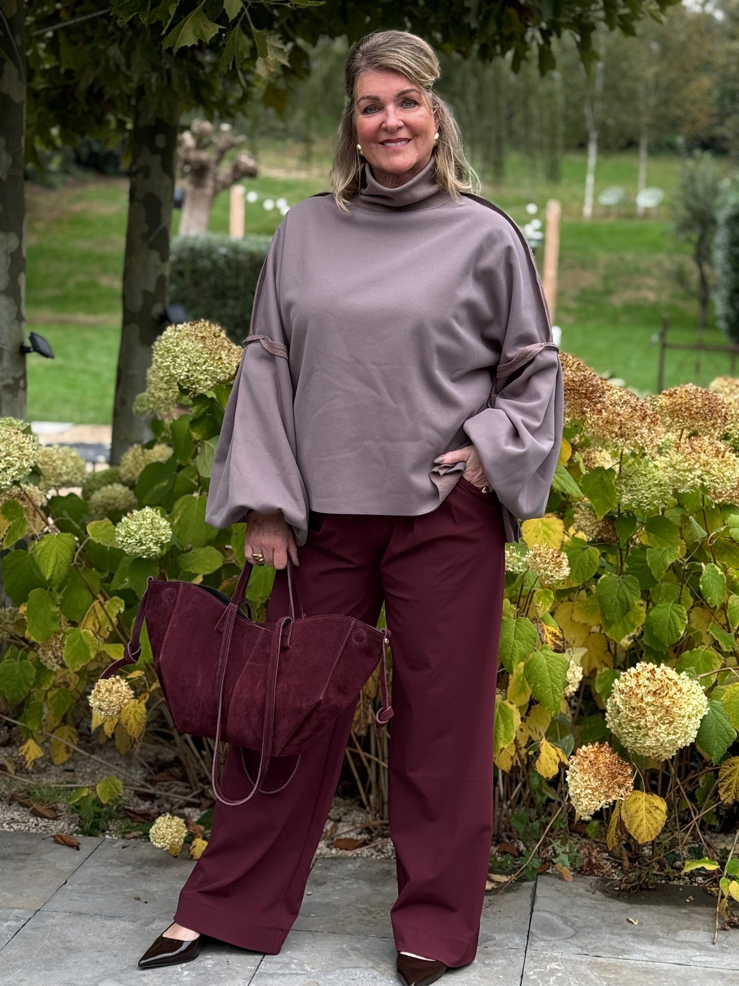 CLEO Trui - Taupe