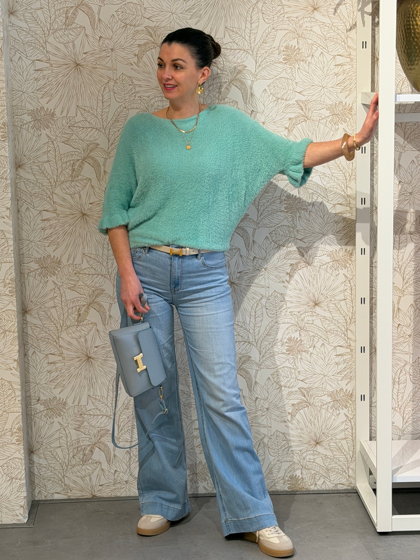 RUFFLE Softie Trui - Groen