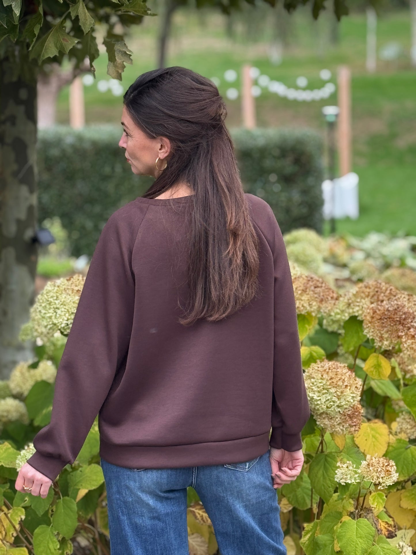 BASIC SWEATER - Bruin