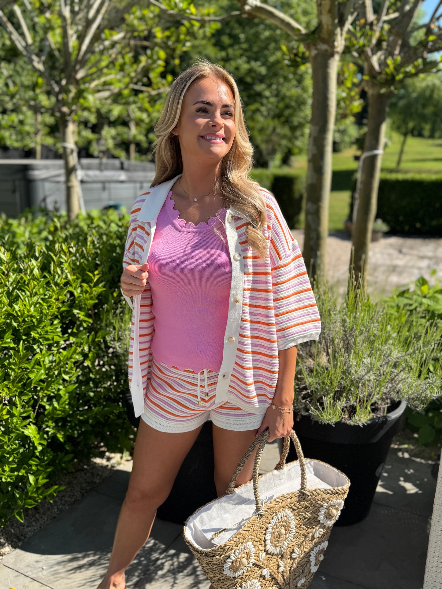 Rib Top - Roze