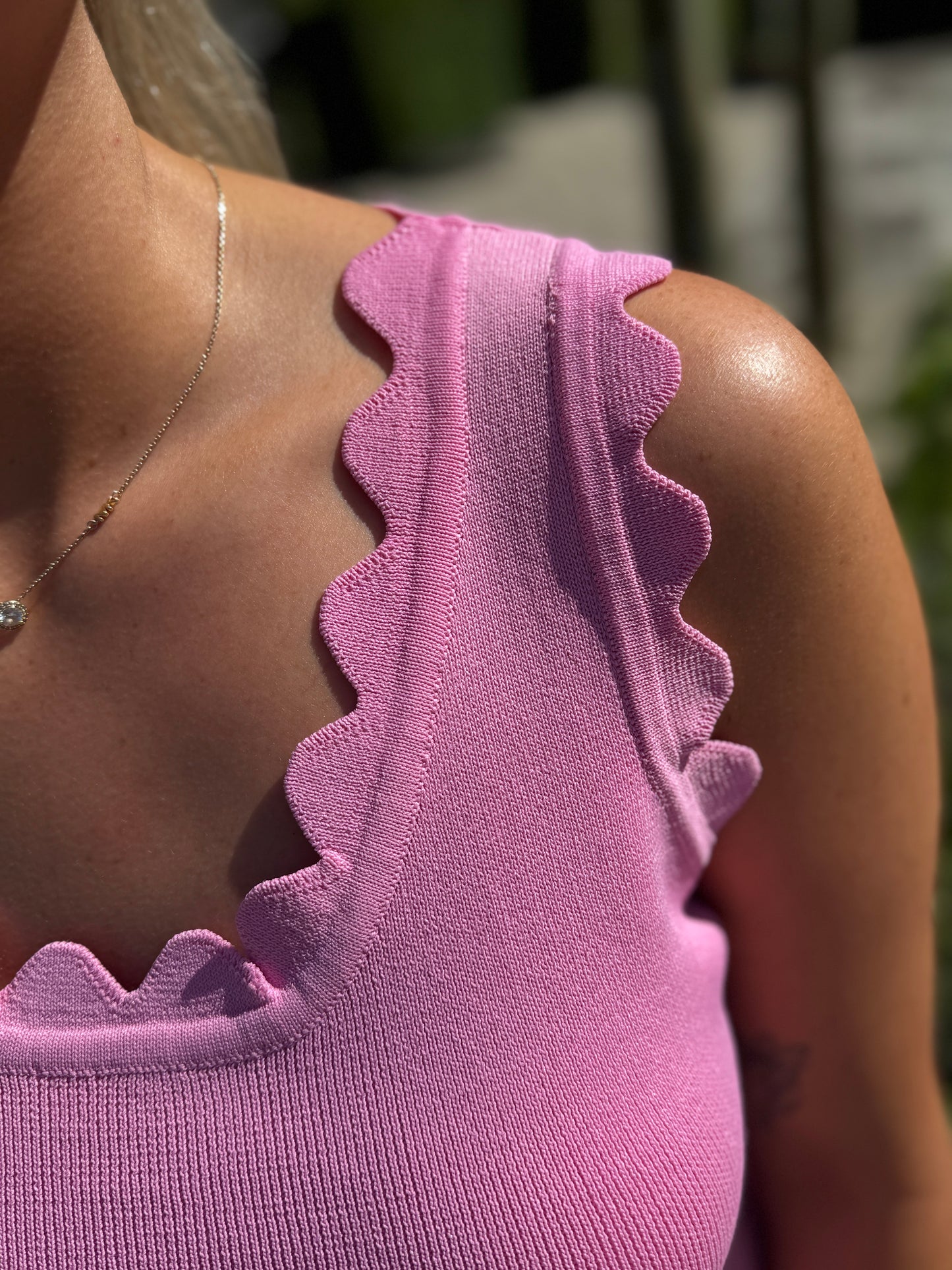 Rib Top - Roze