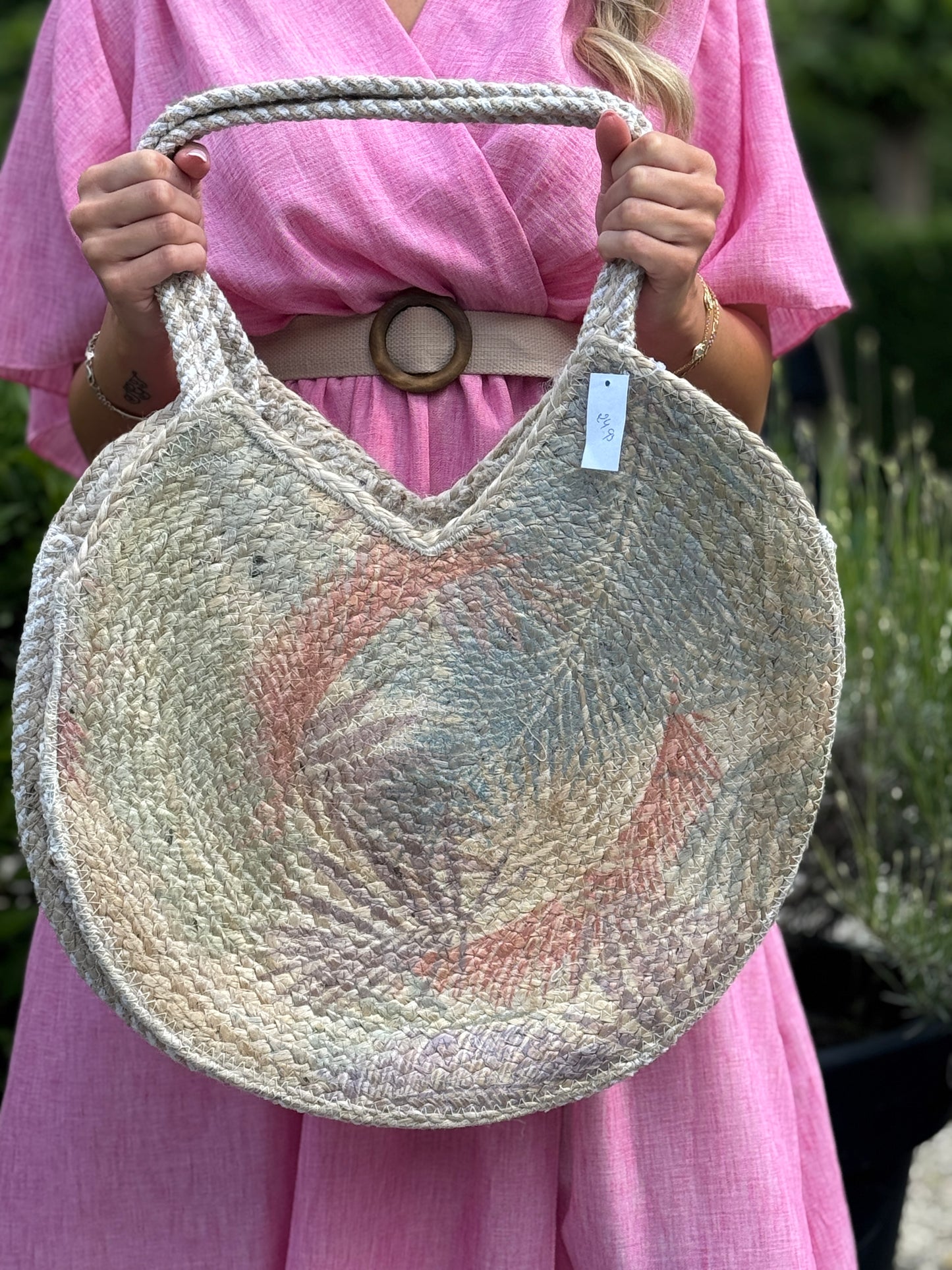 Naturel Ronde Tas