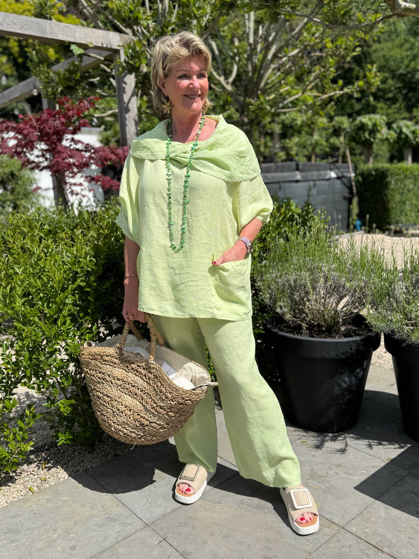 Italia Blouse - Groen