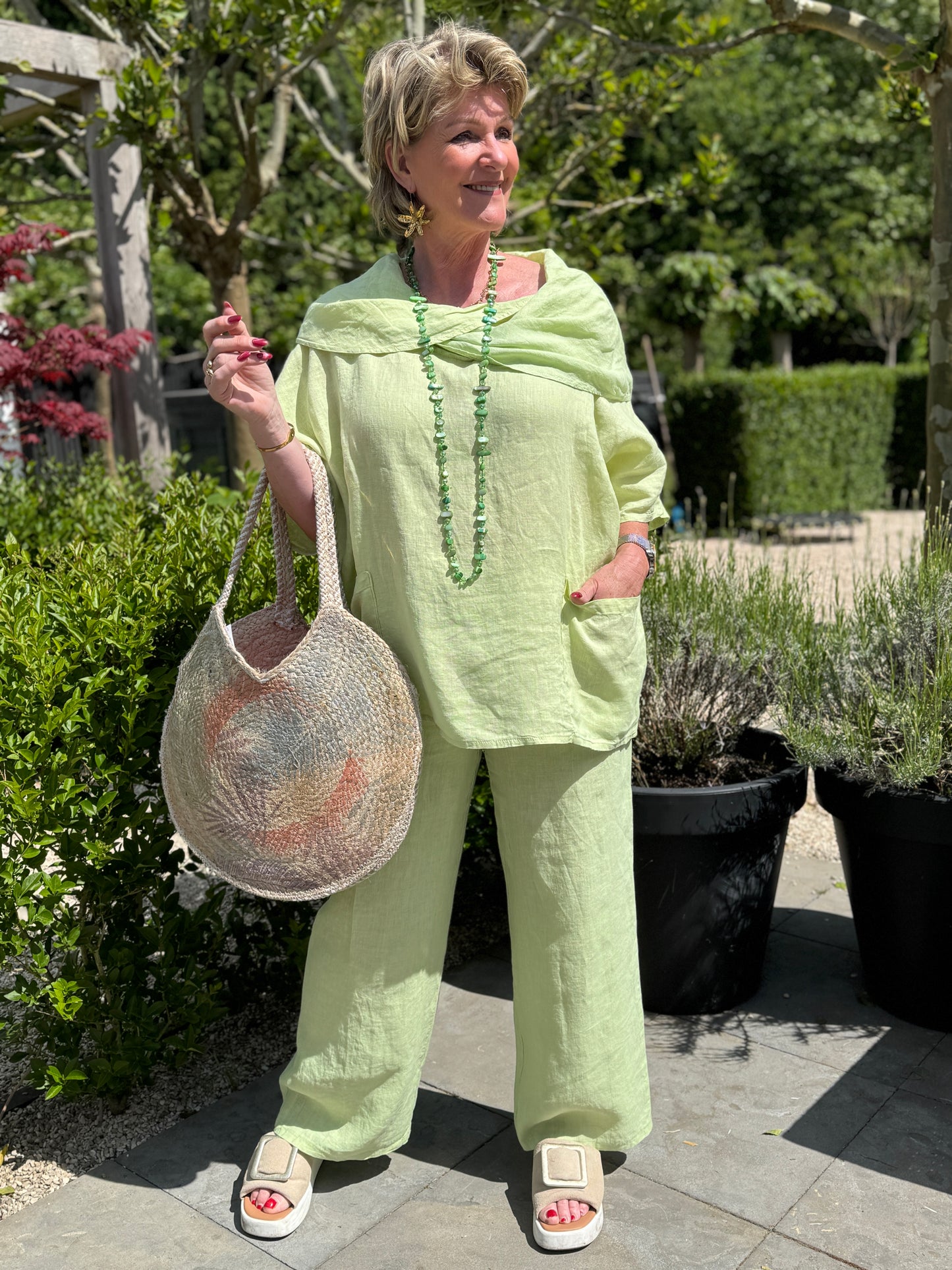 Italia Blouse - Groen