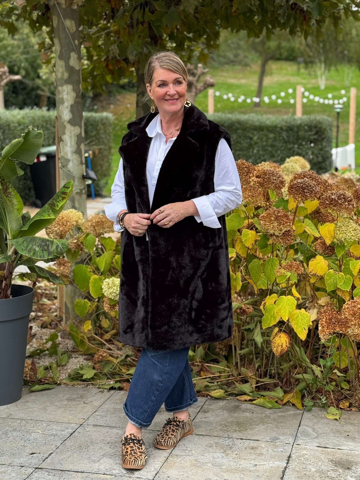 FASCINATE GILET - Zwart