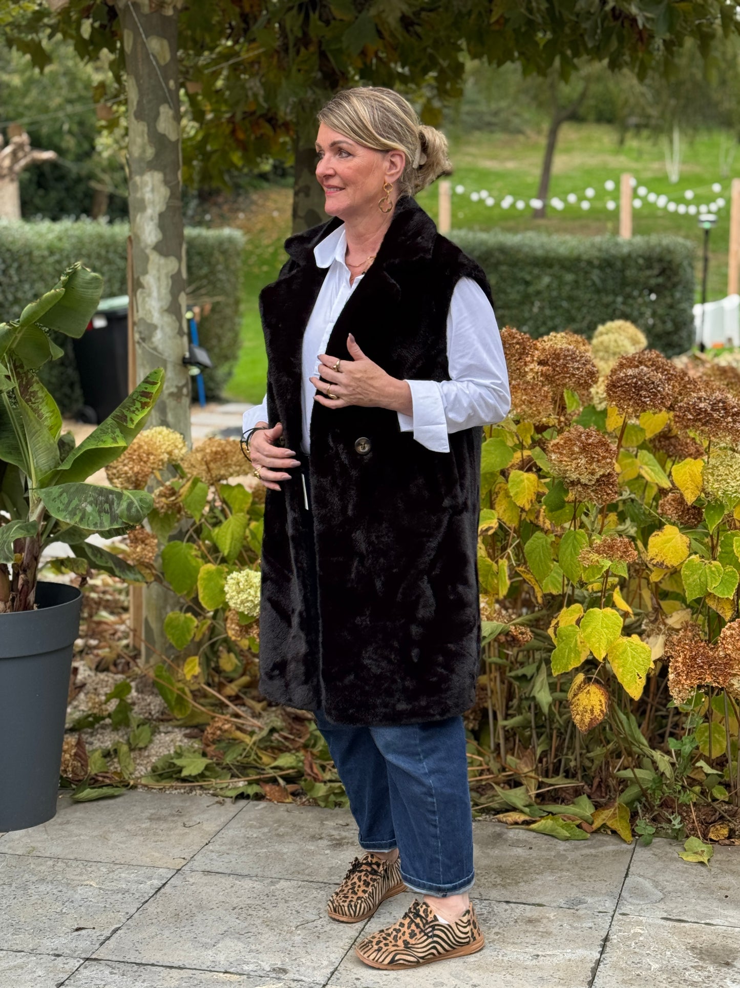 FASCINATE GILET - Zwart