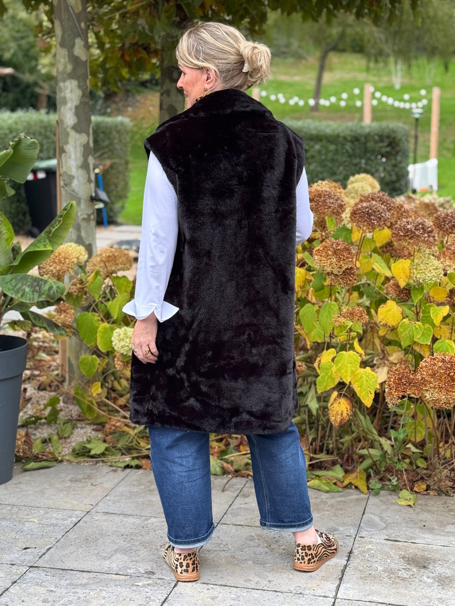 FASCINATE GILET - Zwart