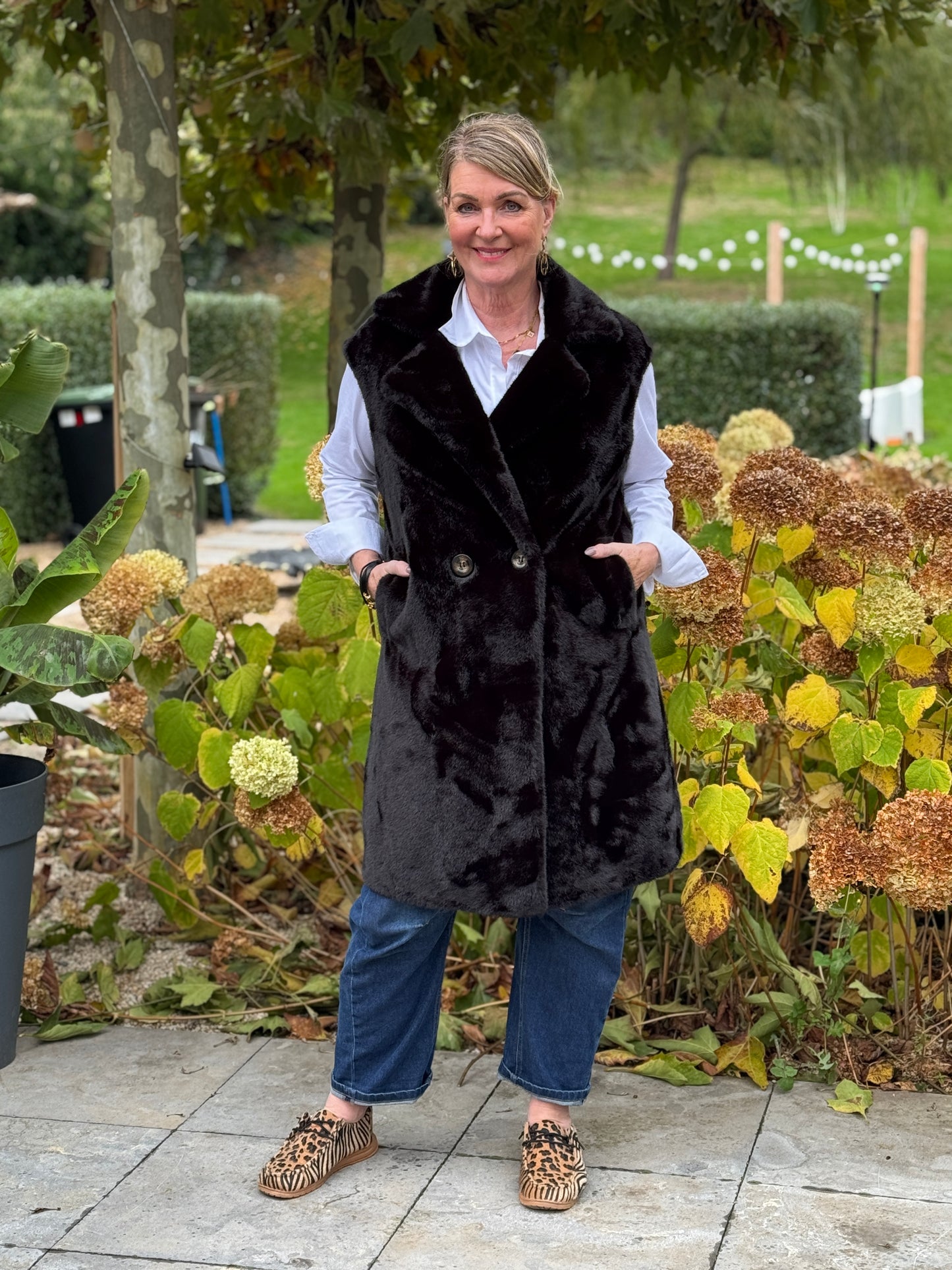 FASCINATE GILET - Zwart
