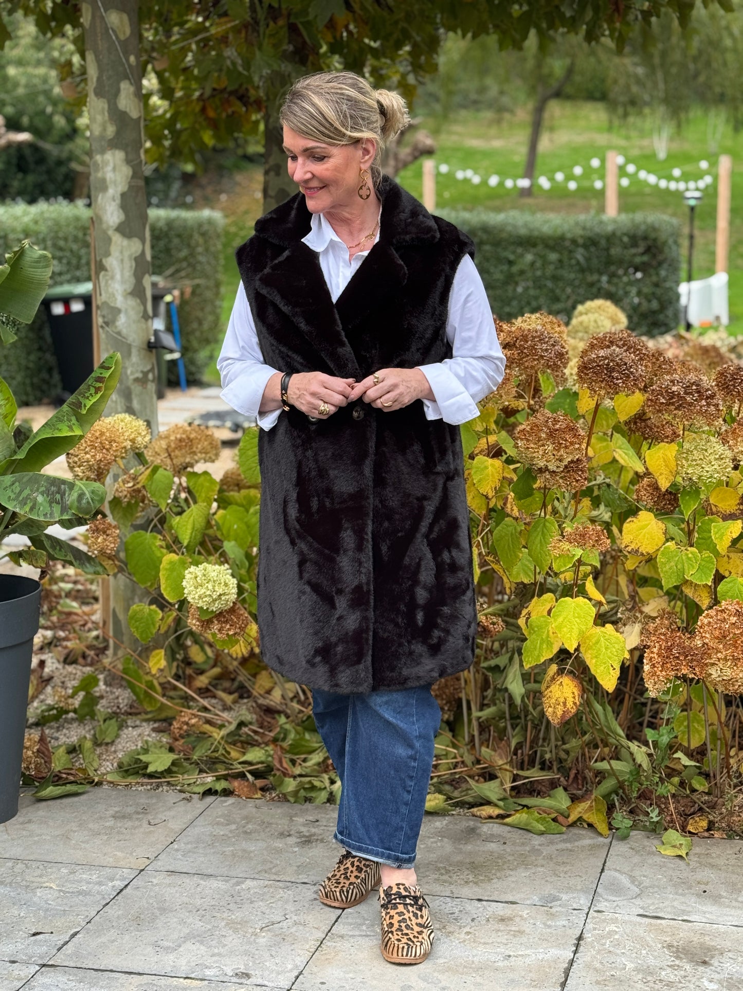 FASCINATE GILET - Zwart