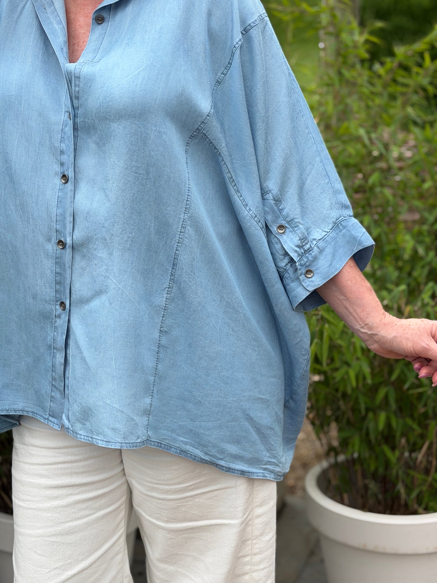 ELENA Jeans Blouse