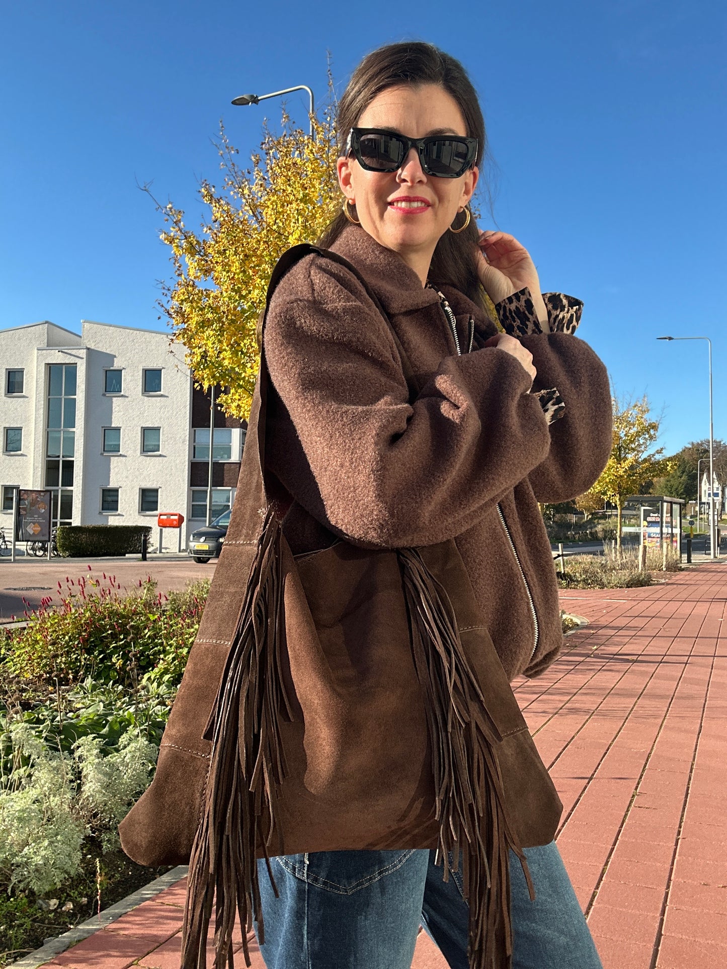 ZOË FRANJES BAG - Bruin