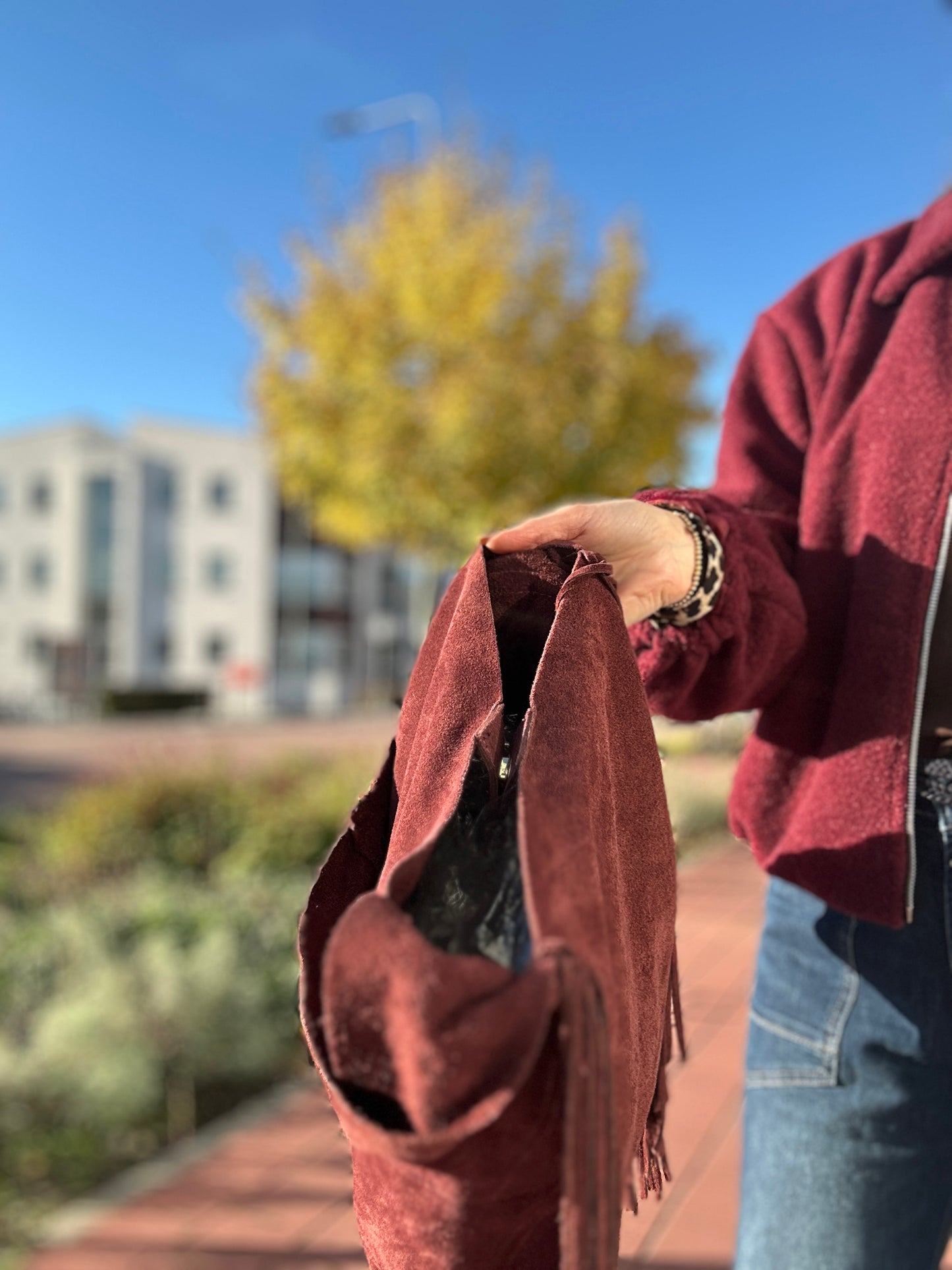 ZOË FRANJES BAG - Bordeaux