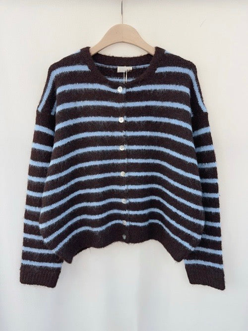 LILI STRIPE VEST - Blauw