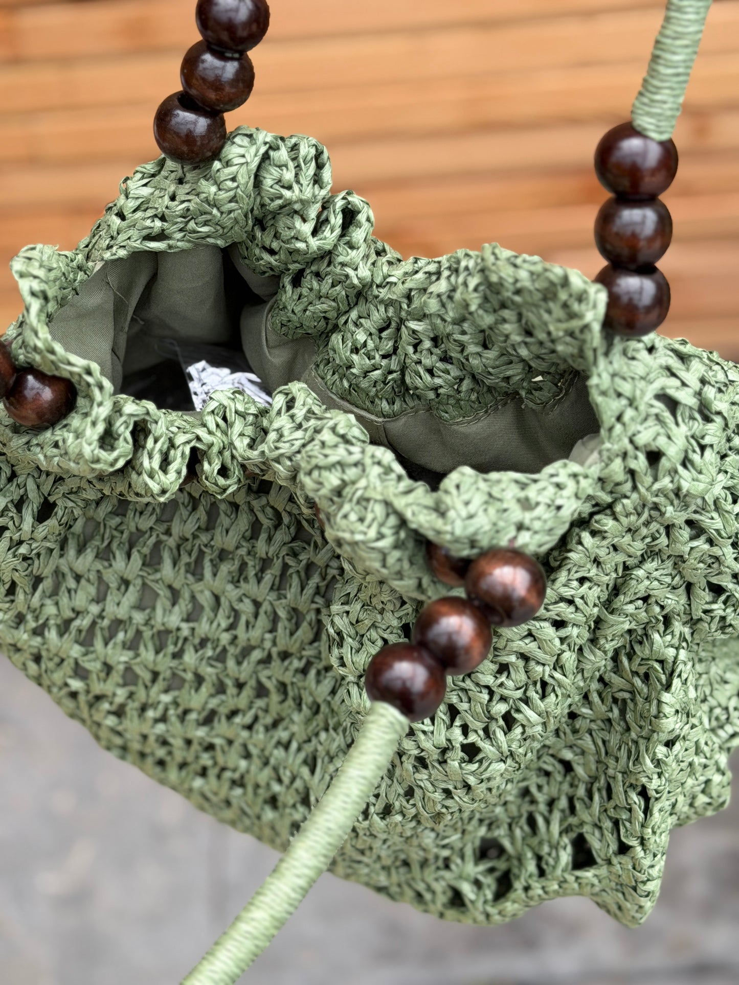 KNOPPY TAS - GROEN