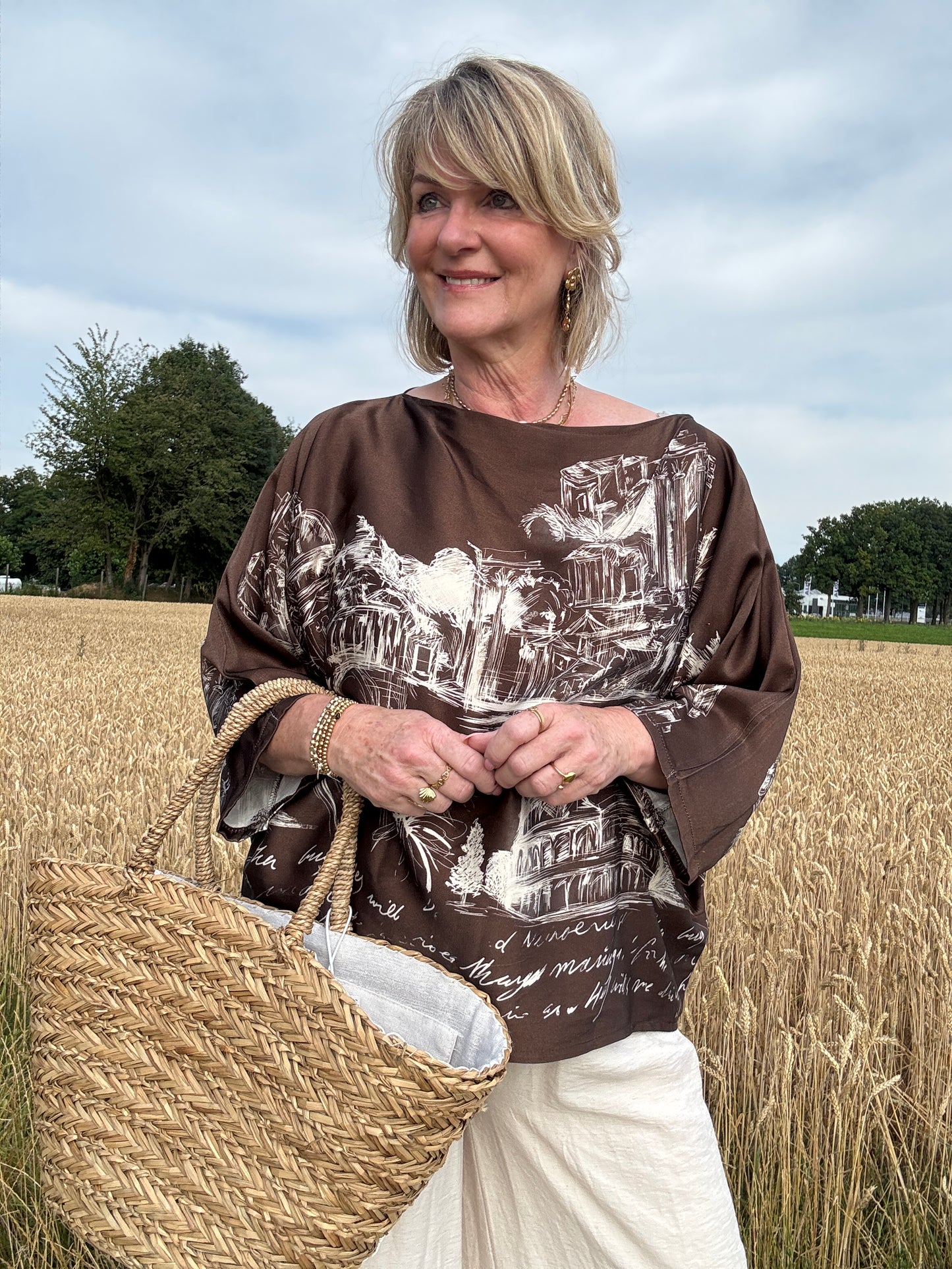 BELLA Blouse - Bruin