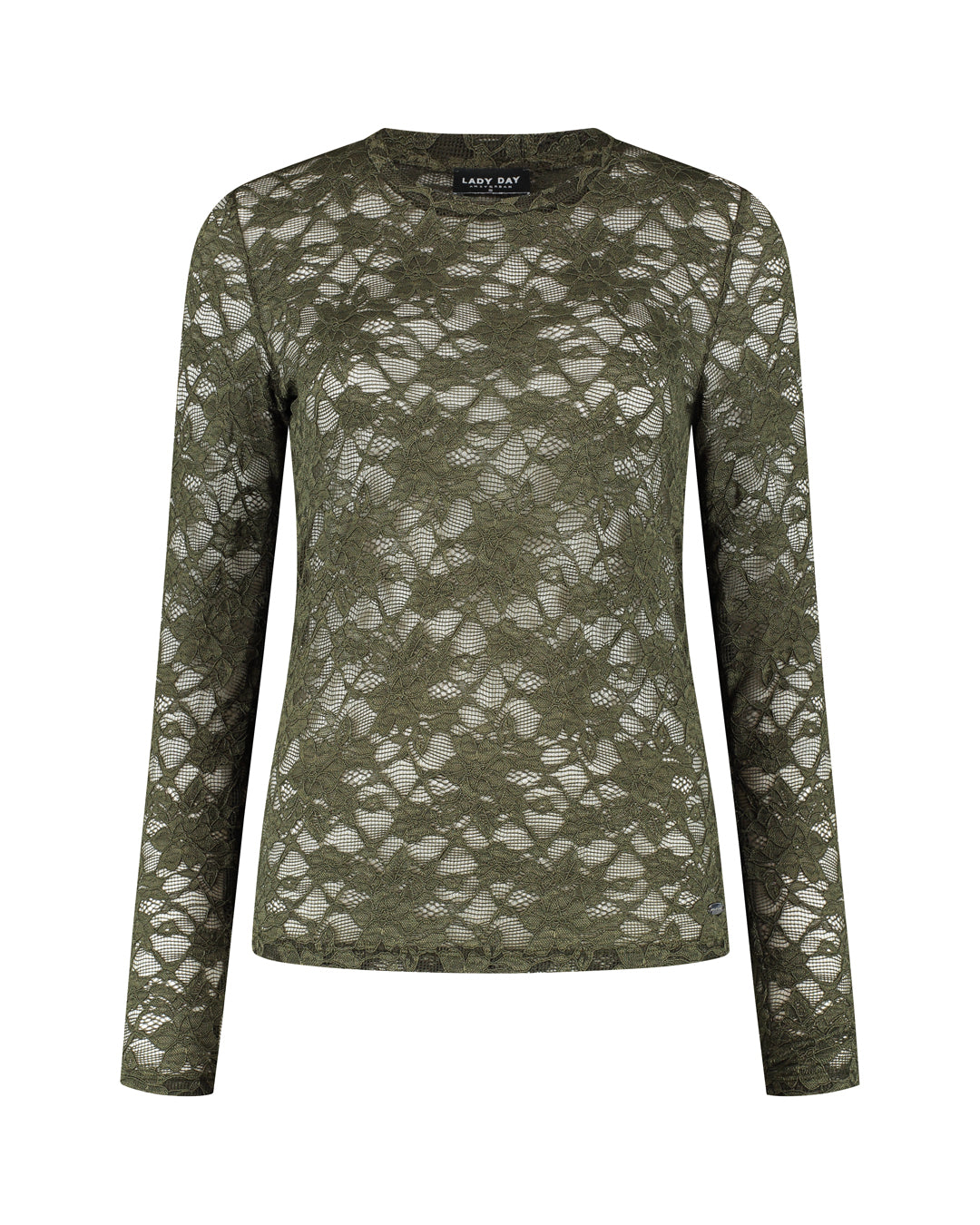 JOSS LACE TOP - GROEN