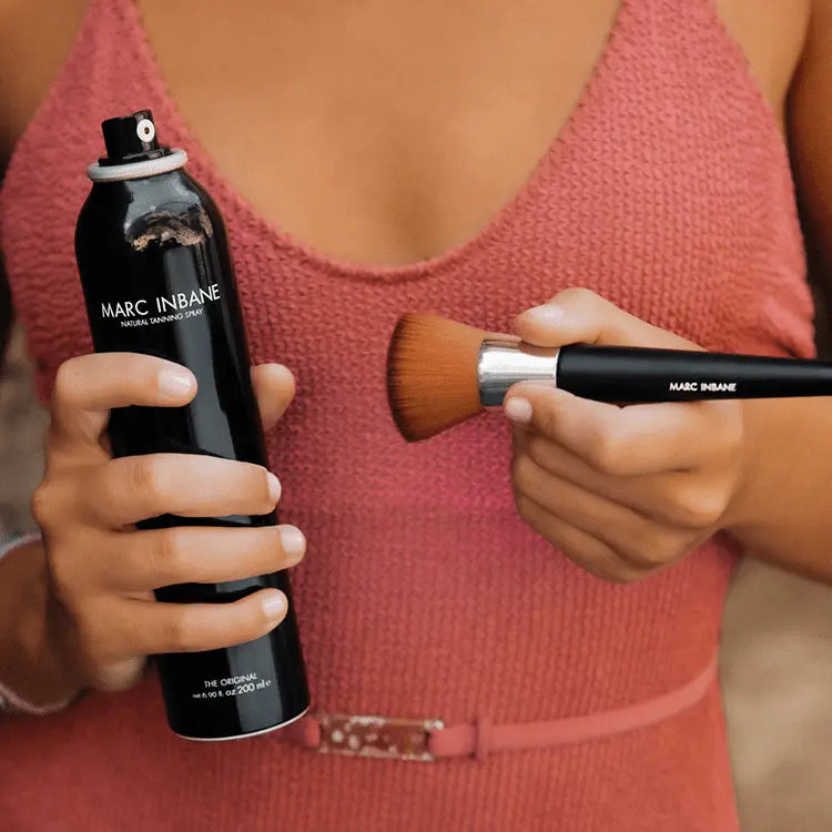 Tanning Spray met gratis Bodylotion. Marc Inbane