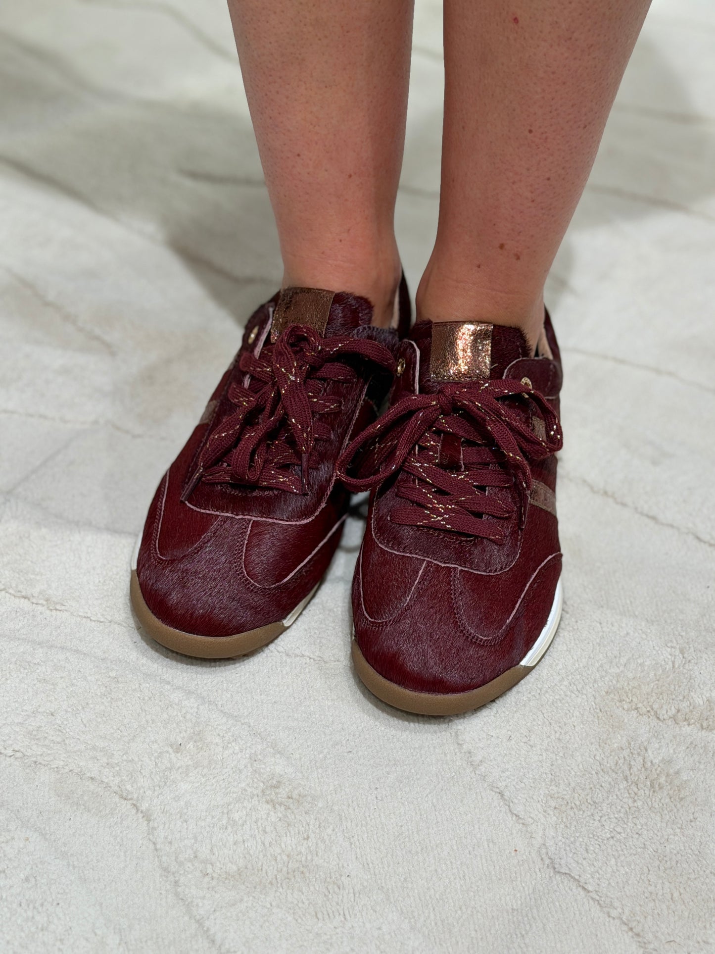 MOXIE SNEAKER - BORDEAUX
