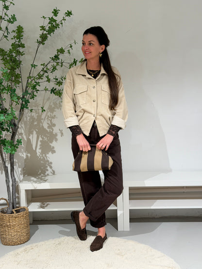 IVY RIB JASJE - BEIGE