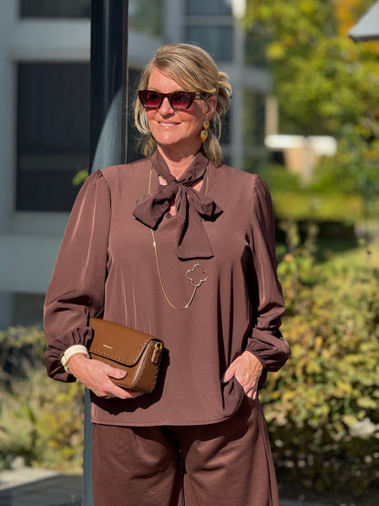 STRIK  Blouse - Bruin