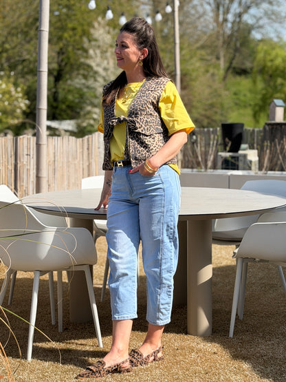 BASIC SHIRT - Geel